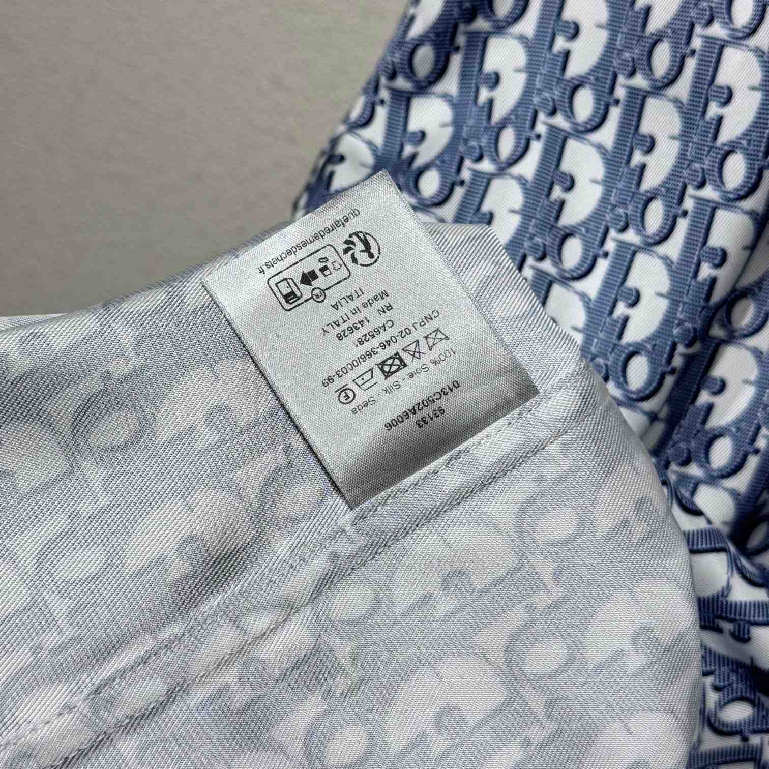 Dior Oblique Long-Sleeved Shirt  - EUR FASHION