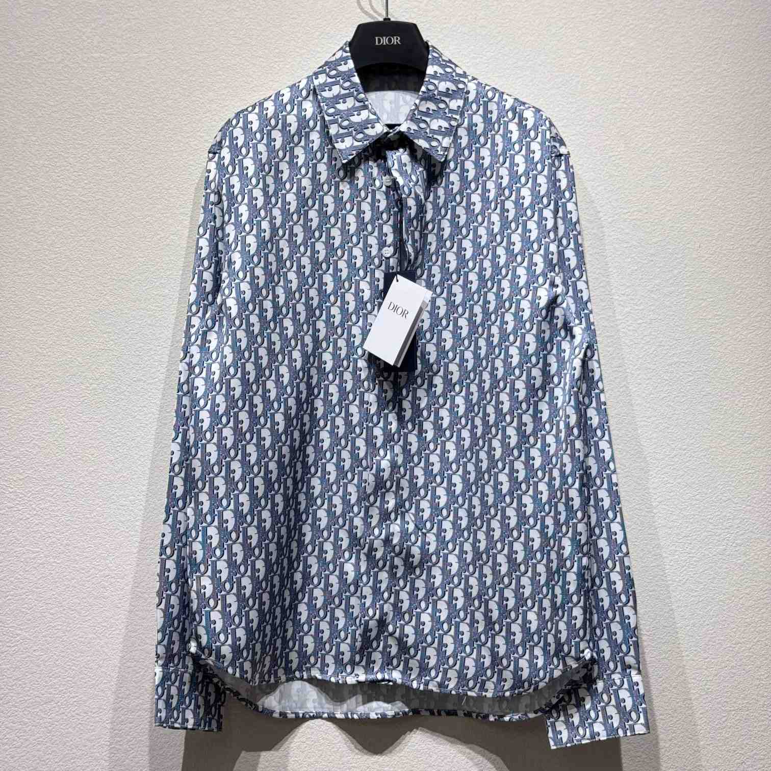 Dior Oblique Long-Sleeved Shirt  - EUR FASHION