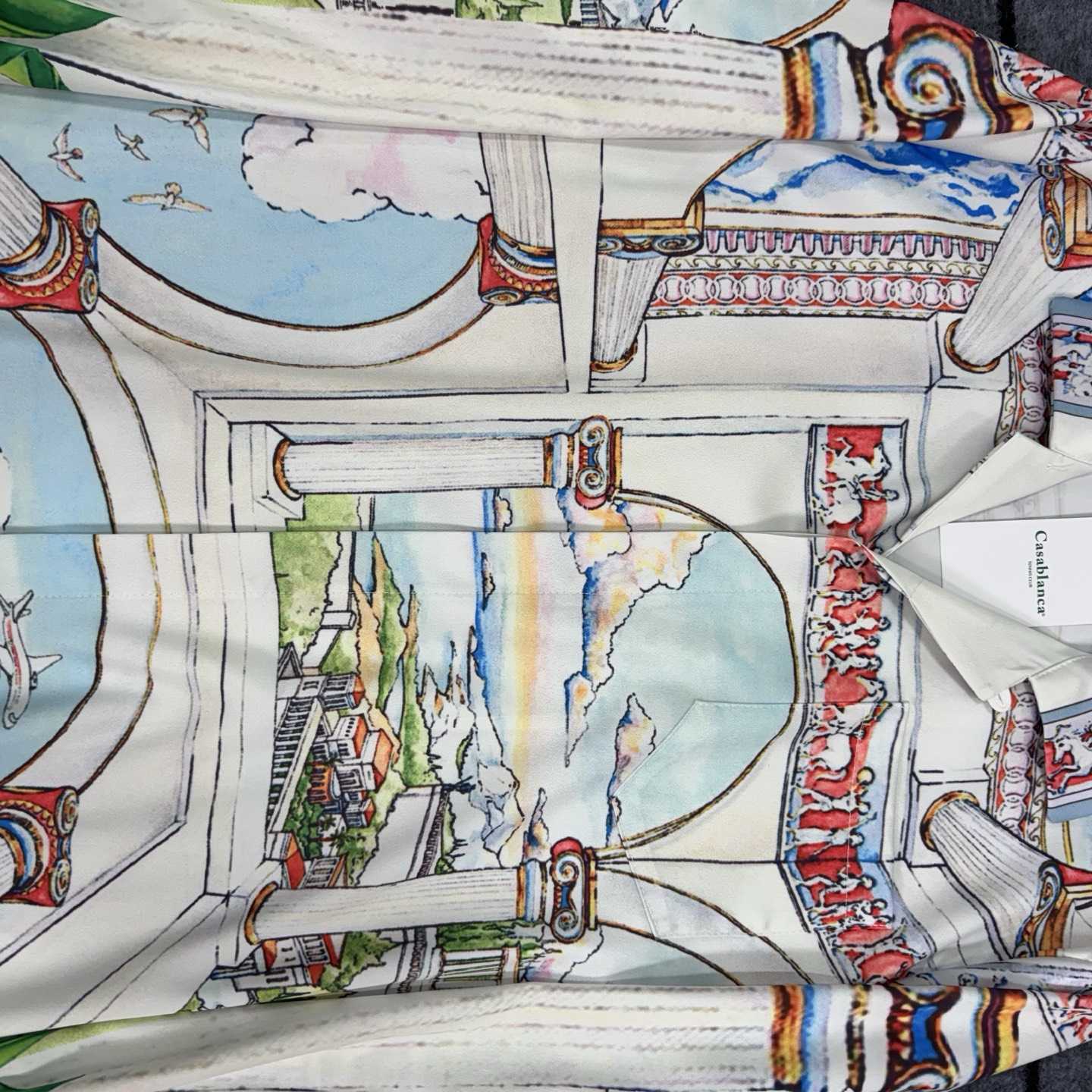 Casablanca Le Passage Silk Shirt - EUR FASHION