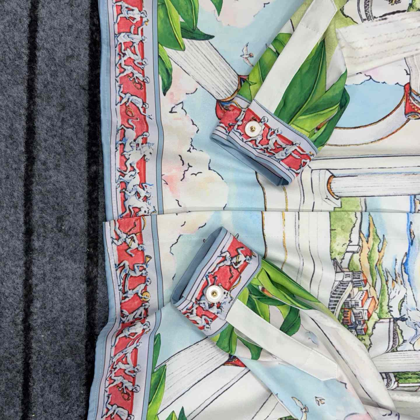 Casablanca Le Passage Silk Shirt - EUR FASHION