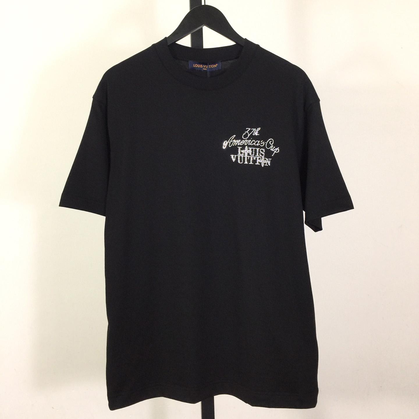 Louis Vuitton Embellished Short-Sleeved Cotton Crewneck - EUR FASHION