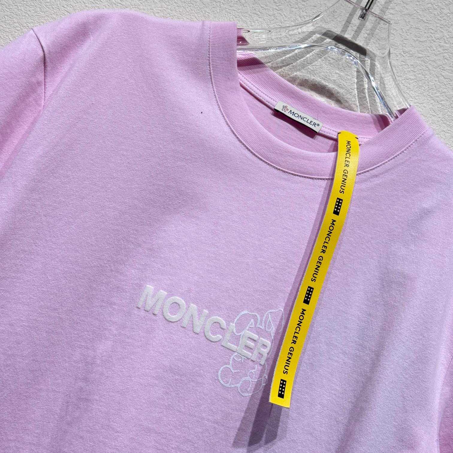 Moncler x FRGMT Cartoon Logo Cotton T-Shirt - EUR FASHION