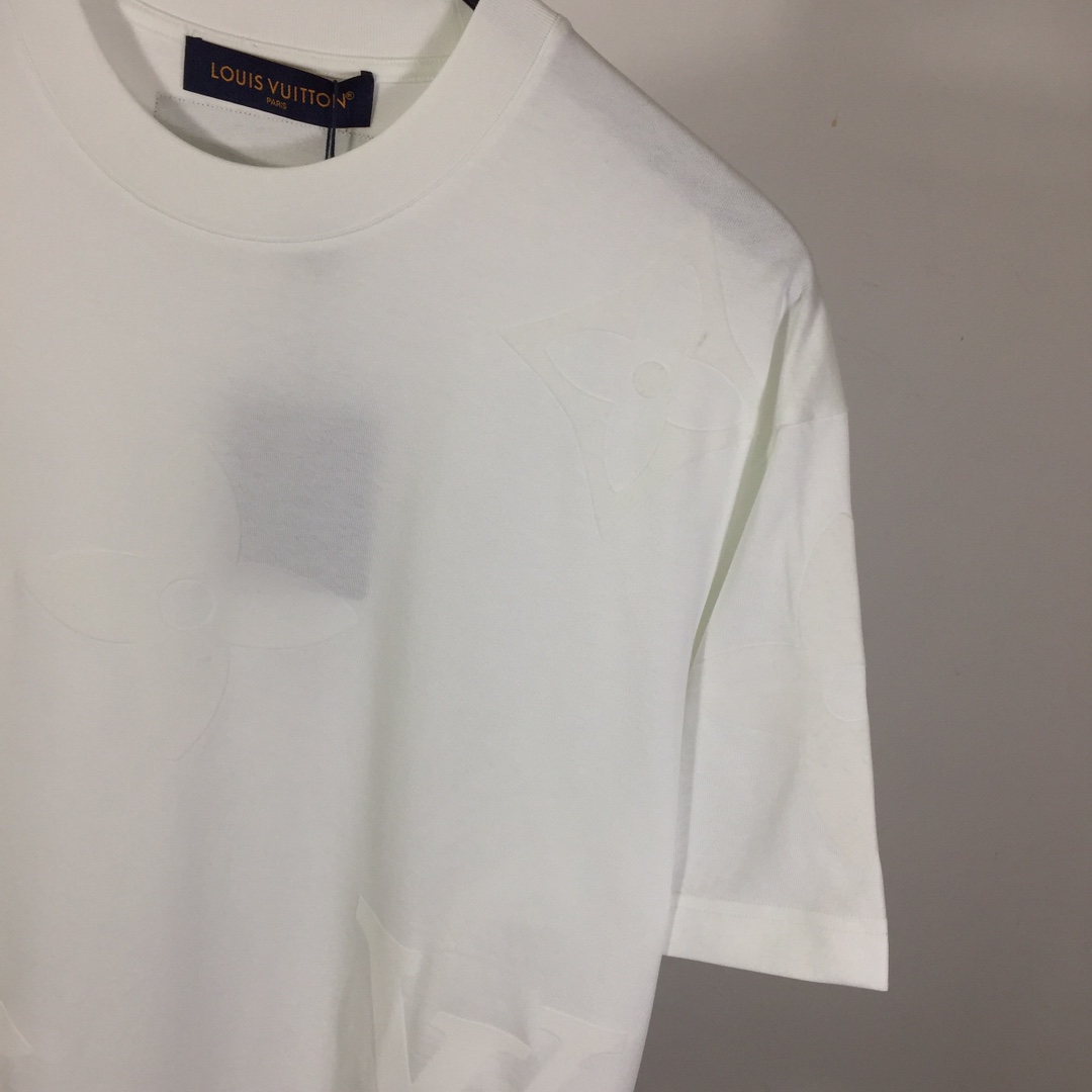 Louis Vuitton Monogram Short-Sleeved Cotton Crewneck - EUR FASHION