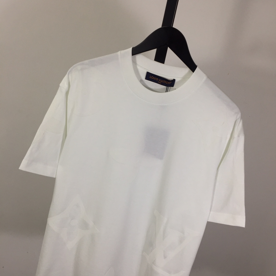 Louis Vuitton Monogram Short-Sleeved Cotton Crewneck - EUR FASHION