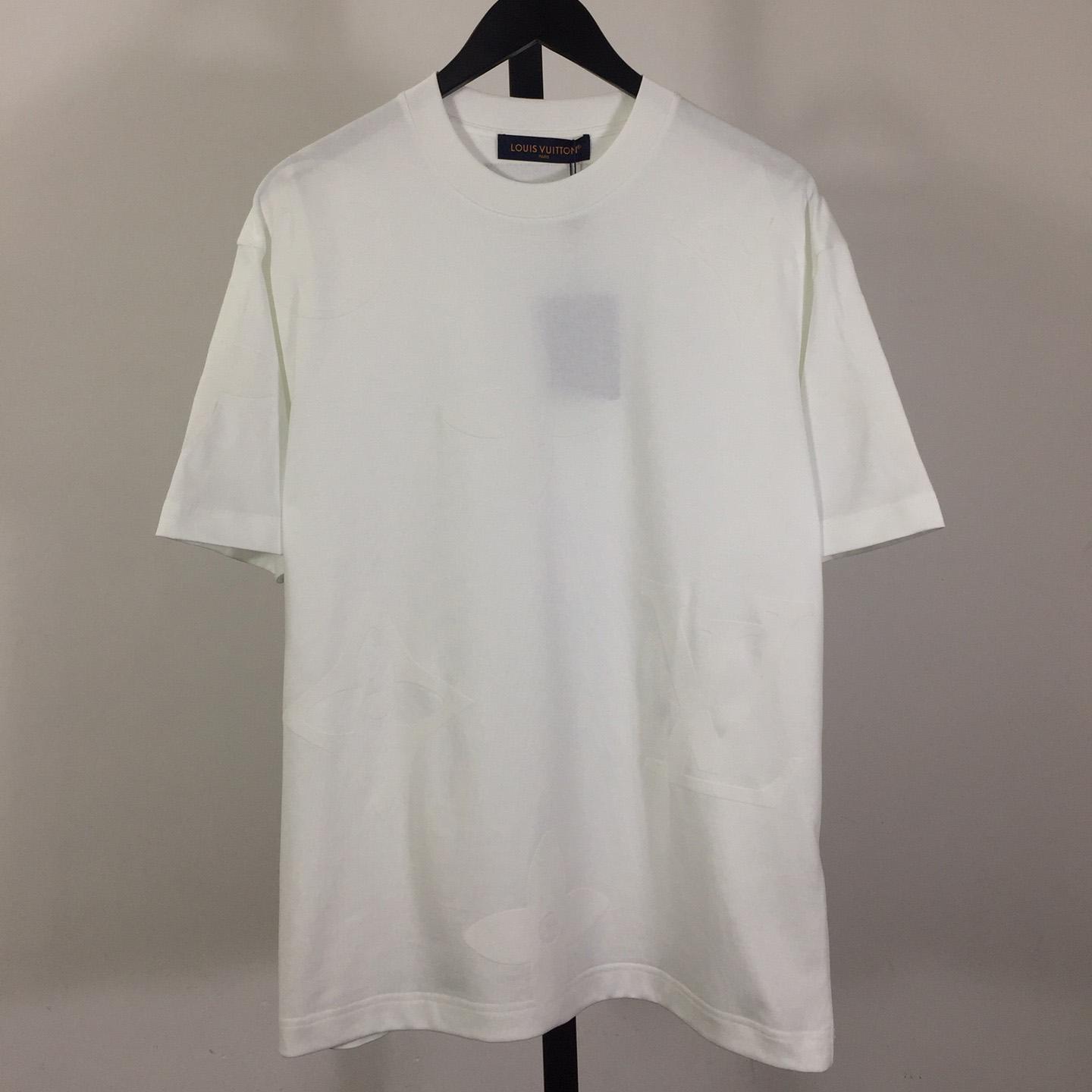 Louis Vuitton Monogram Short-Sleeved Cotton Crewneck - EUR FASHION