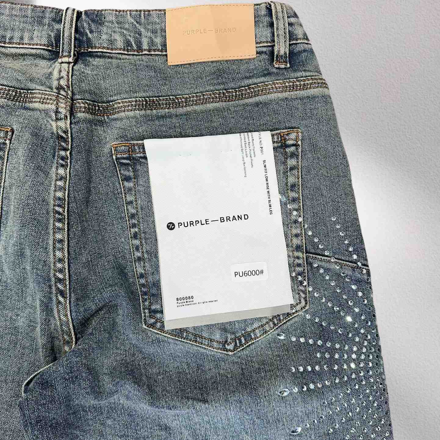 Purple-Brand Denim Shorts    6000 - EUR FASHION