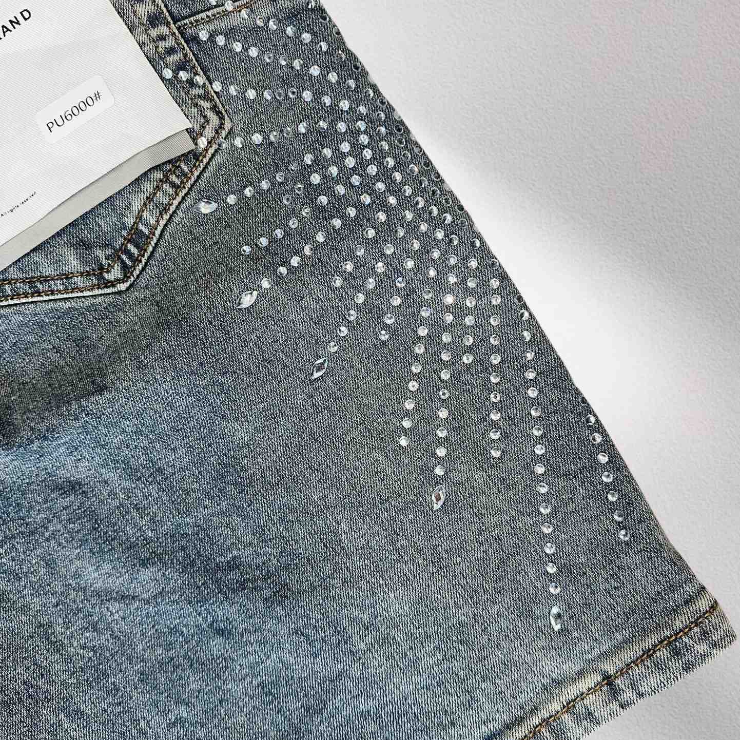 Purple-Brand Denim Shorts    6000 - EUR FASHION