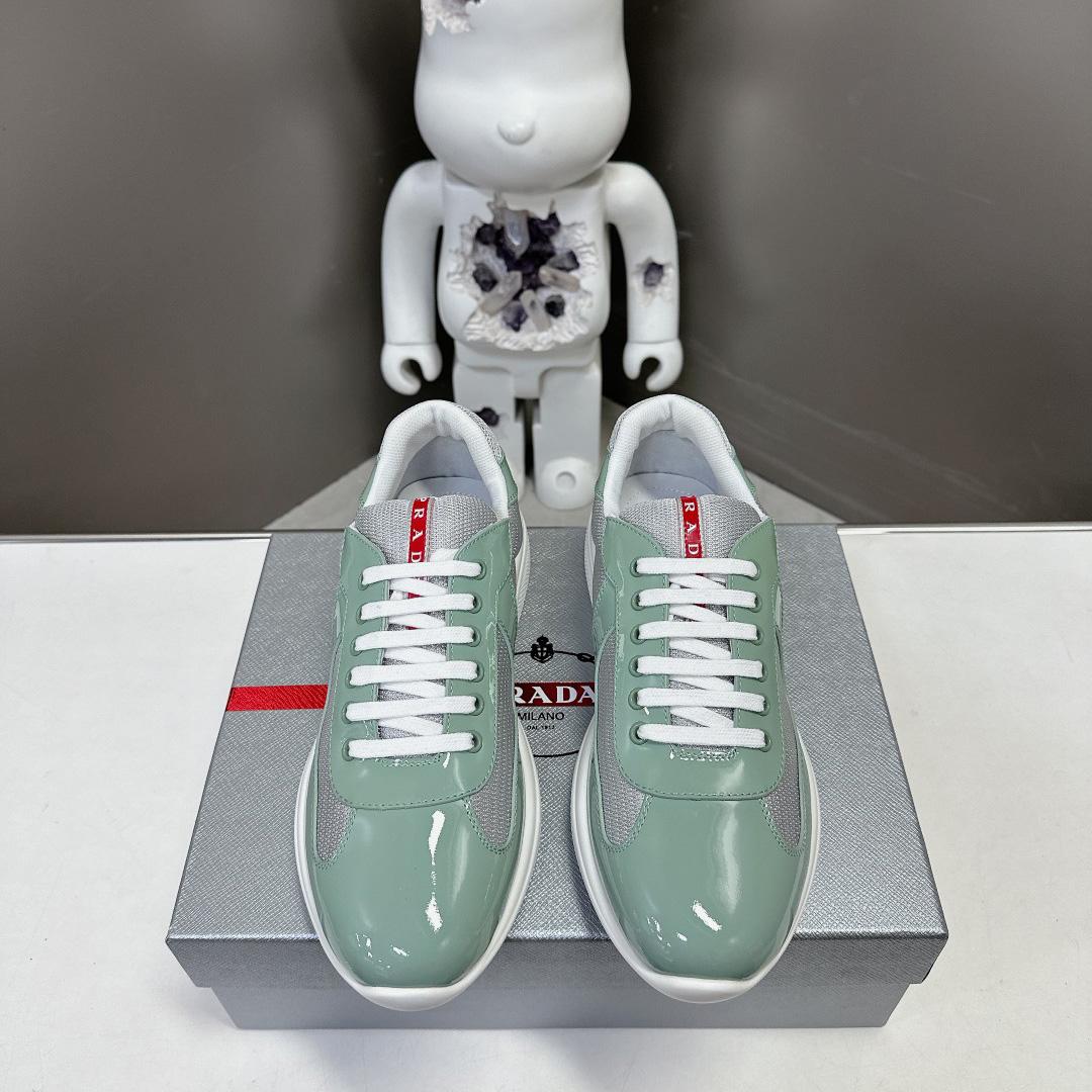 Prada America's Cup Biker Fabric Sneakers - EUR FASHION