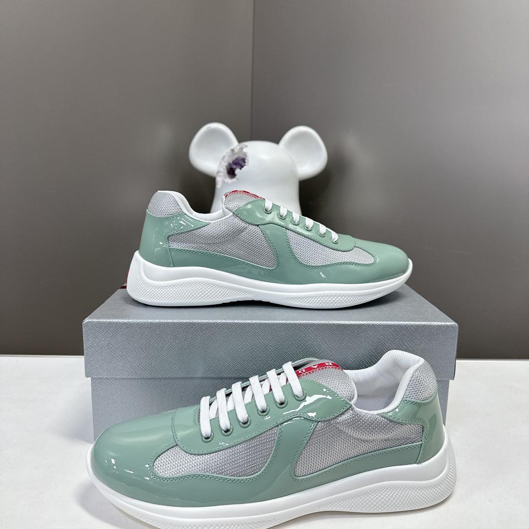 Prada America's Cup Biker Fabric Sneakers - EUR FASHION