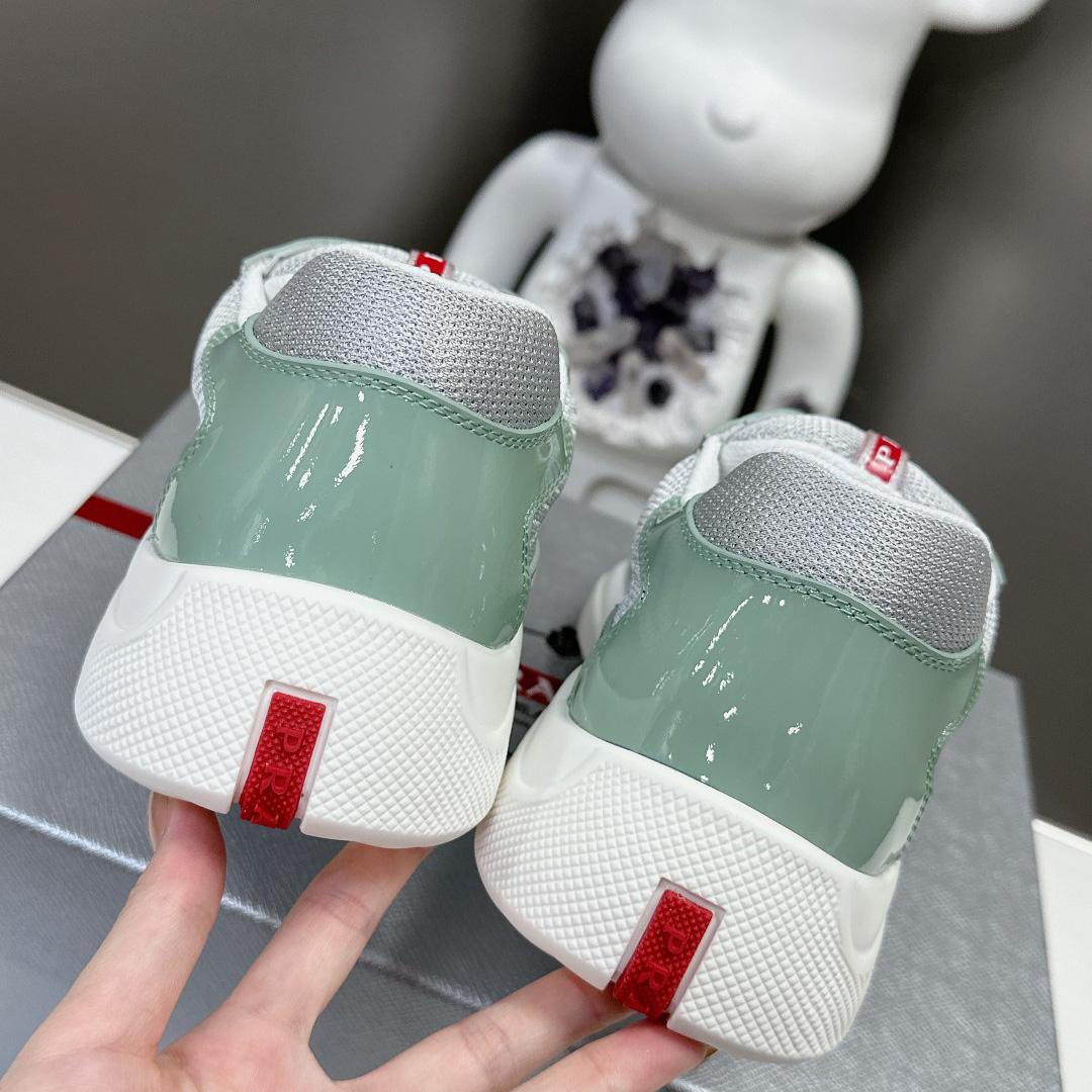 Prada America's Cup Biker Fabric Sneakers - EUR FASHION