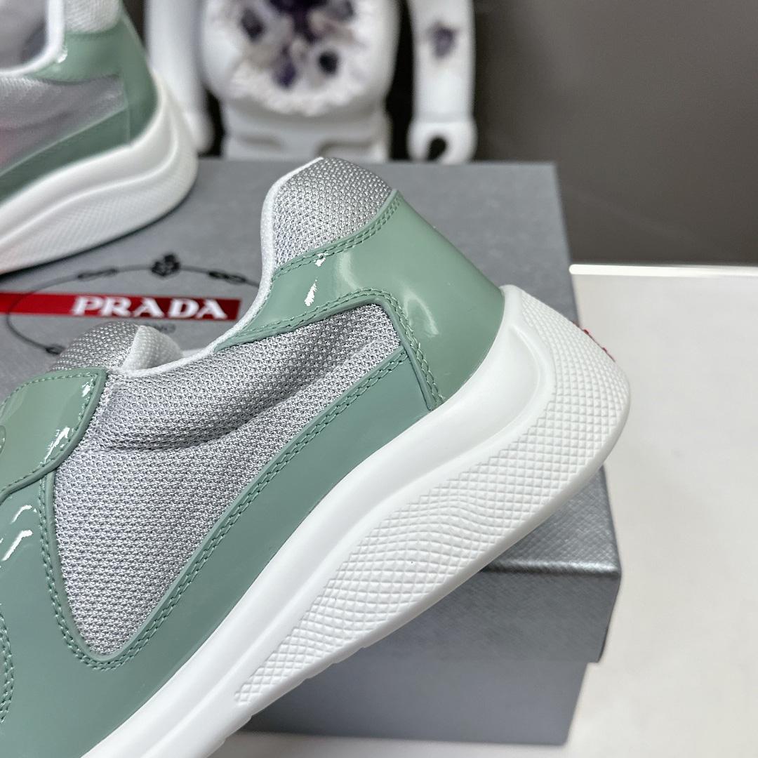 Prada America's Cup Biker Fabric Sneakers - EUR FASHION