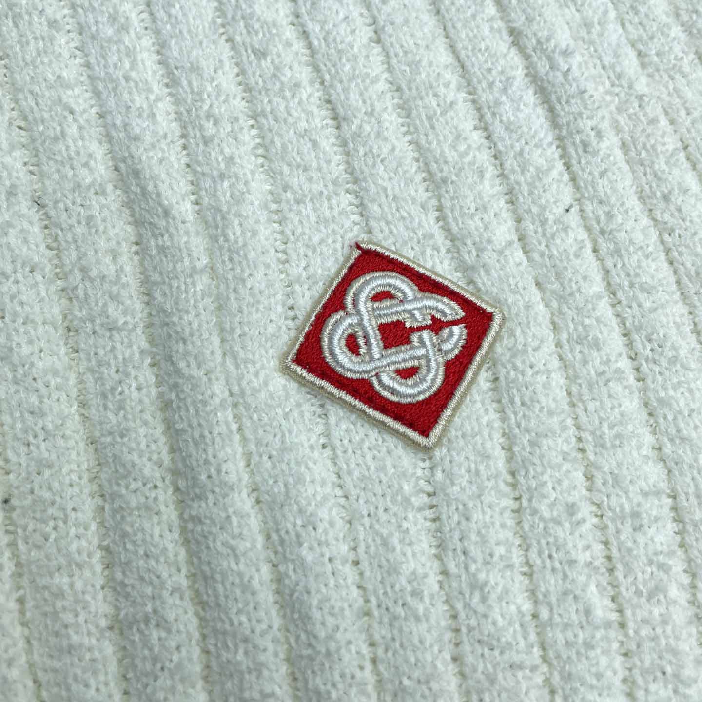 Casablanca Boucle Knit Polo Shirt   D0084 - EUR FASHION