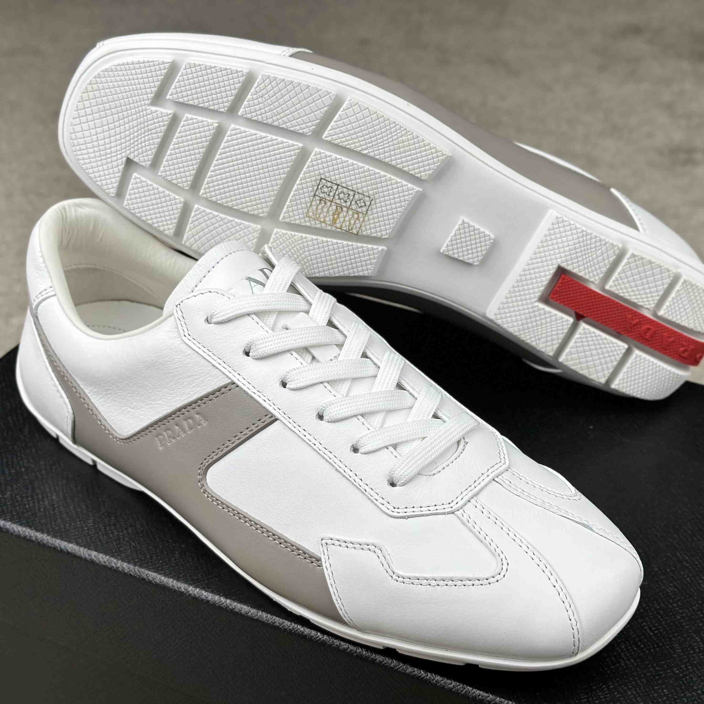 Prada Leather Male Sneaker - EUR FASHION