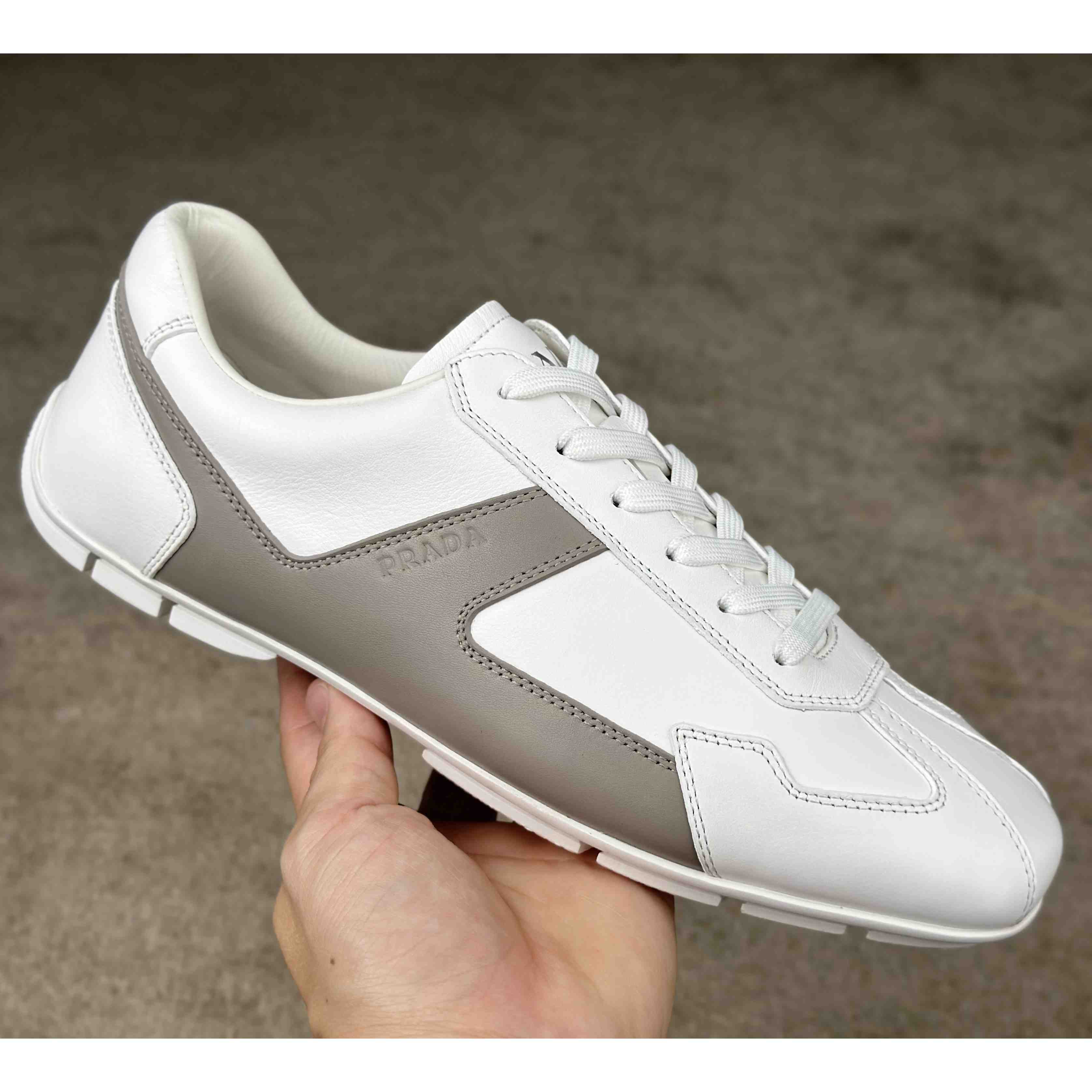 Prada Leather Male Sneaker - EUR FASHION