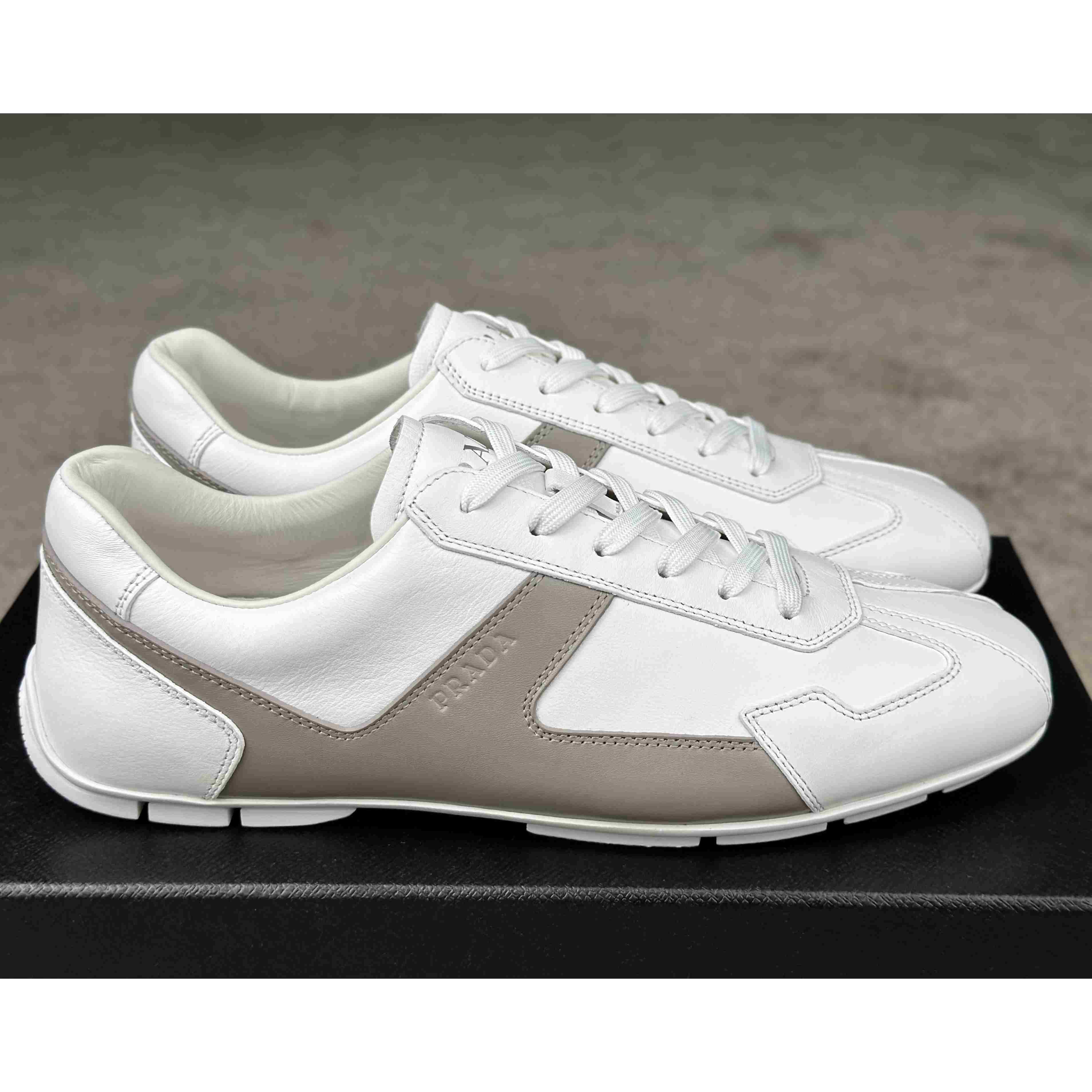 Prada Leather Male Sneaker - EUR FASHION