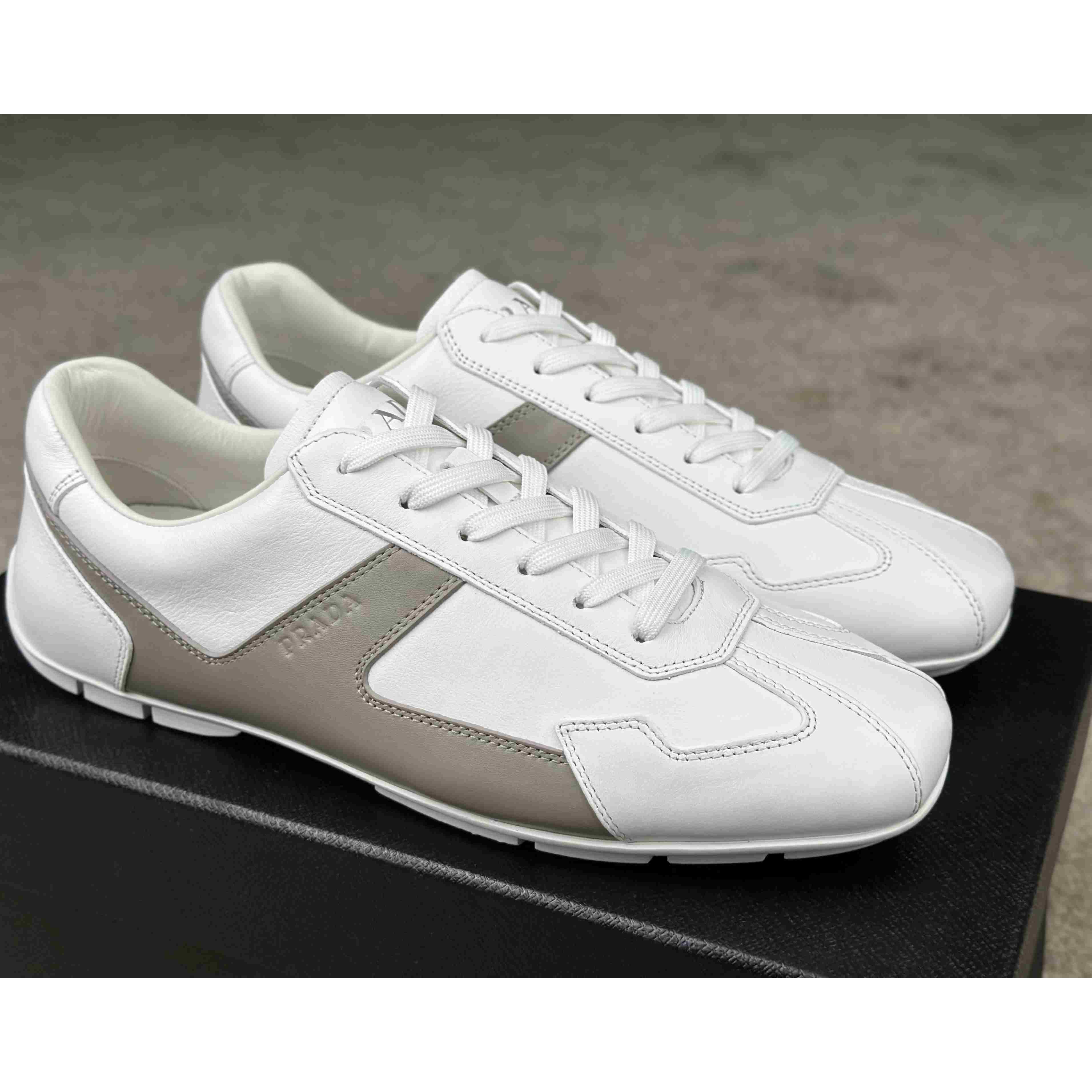Prada Leather Male Sneaker - EUR FASHION