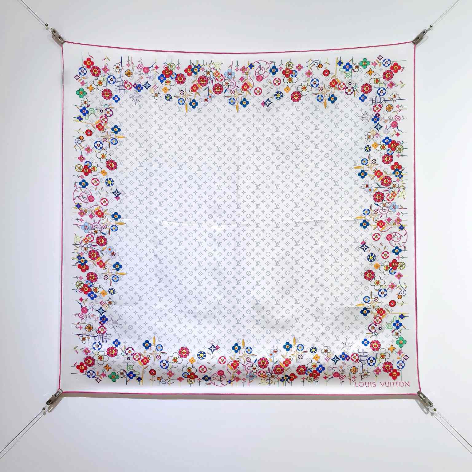 Louis Vuitton LV x TM Monogram Superflat Flowers Square 90   M96263 - EUR FASHION