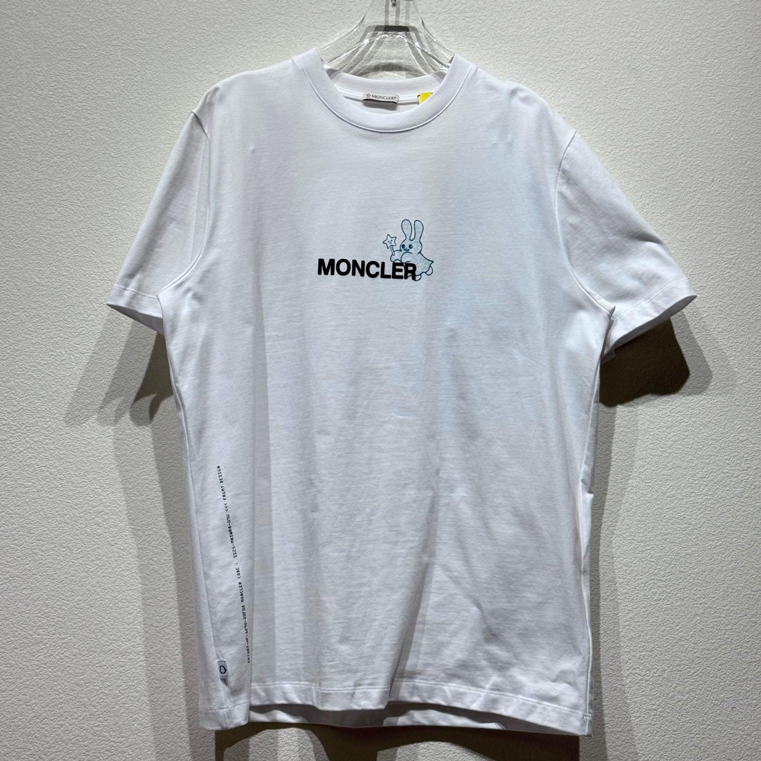 Moncler x FRGMT Cartoon Logo Cotton T-Shirt - EUR FASHION