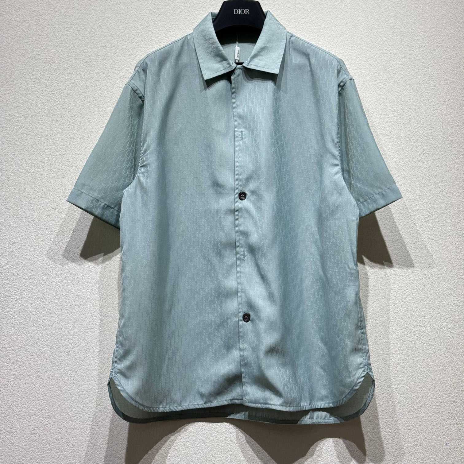 Dior Oblique Short-Sleeved Shirt  - EUR FASHION