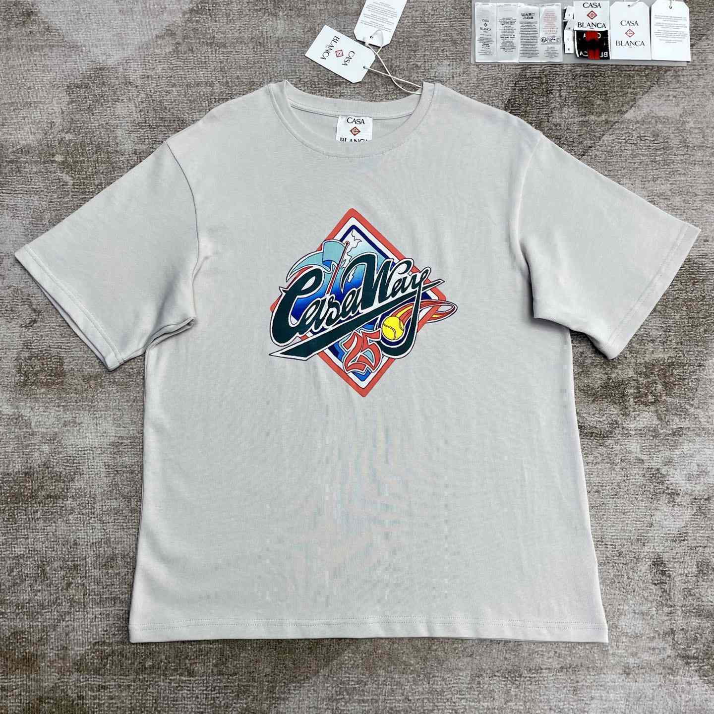 Casablanca Casa Way World Series Printed Tee  C1005 - EUR FASHION