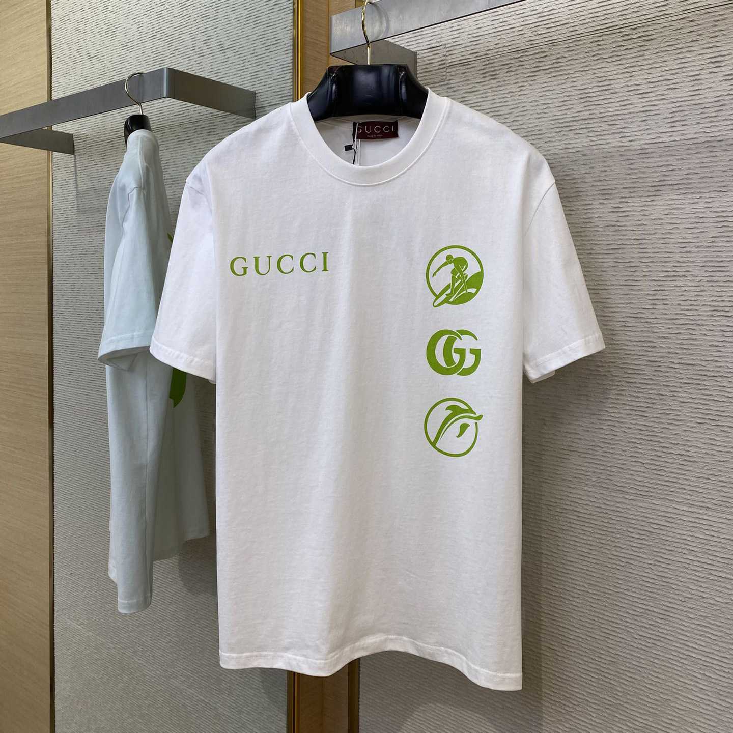 Gucci Printed Cotton Jersey T-shirt - EUR FASHION