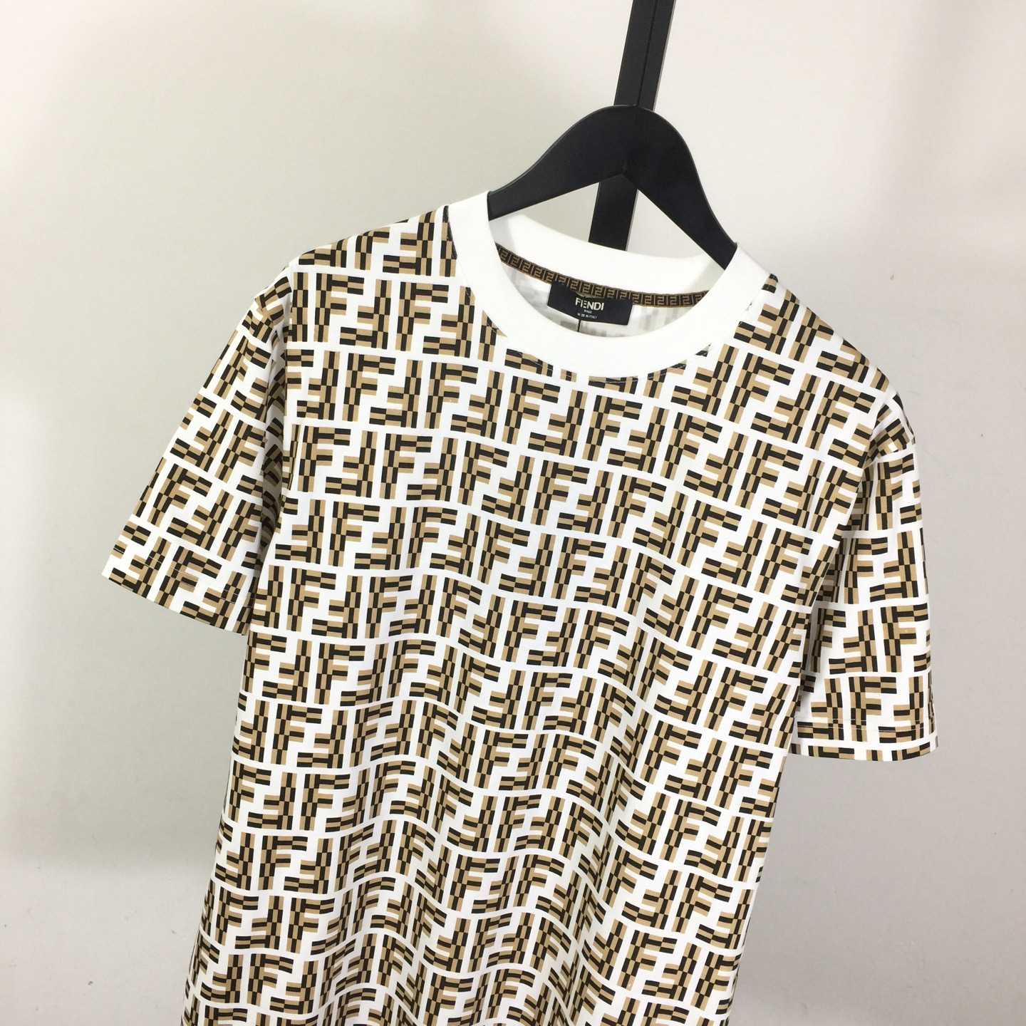 Fendi FF Monogram Logo T-shirt - EUR FASHION