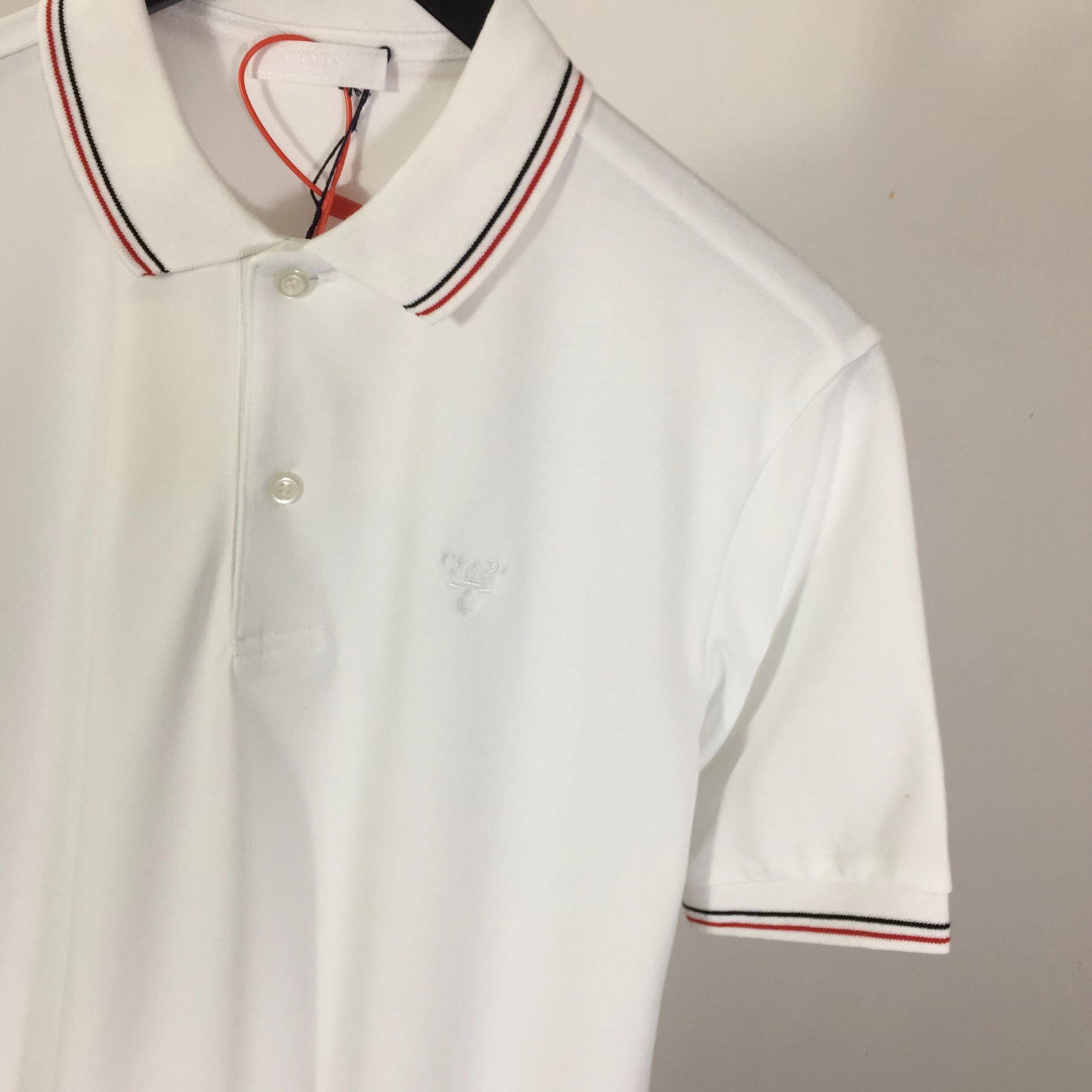 Prada Short-sleeved Piqué Polo Shirt - EUR FASHION