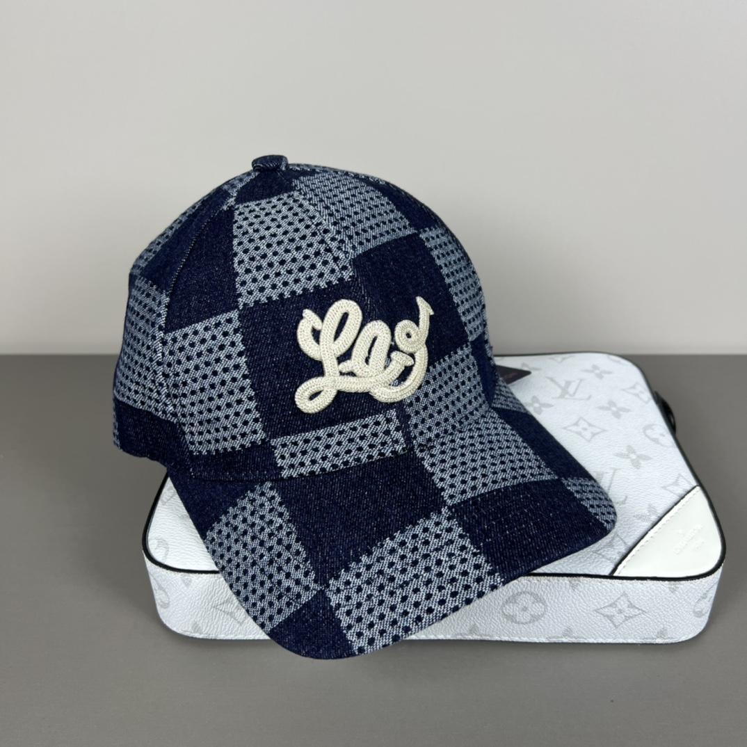 Louis Vuitton Damier 3D Denim Cap - EUR FASHION