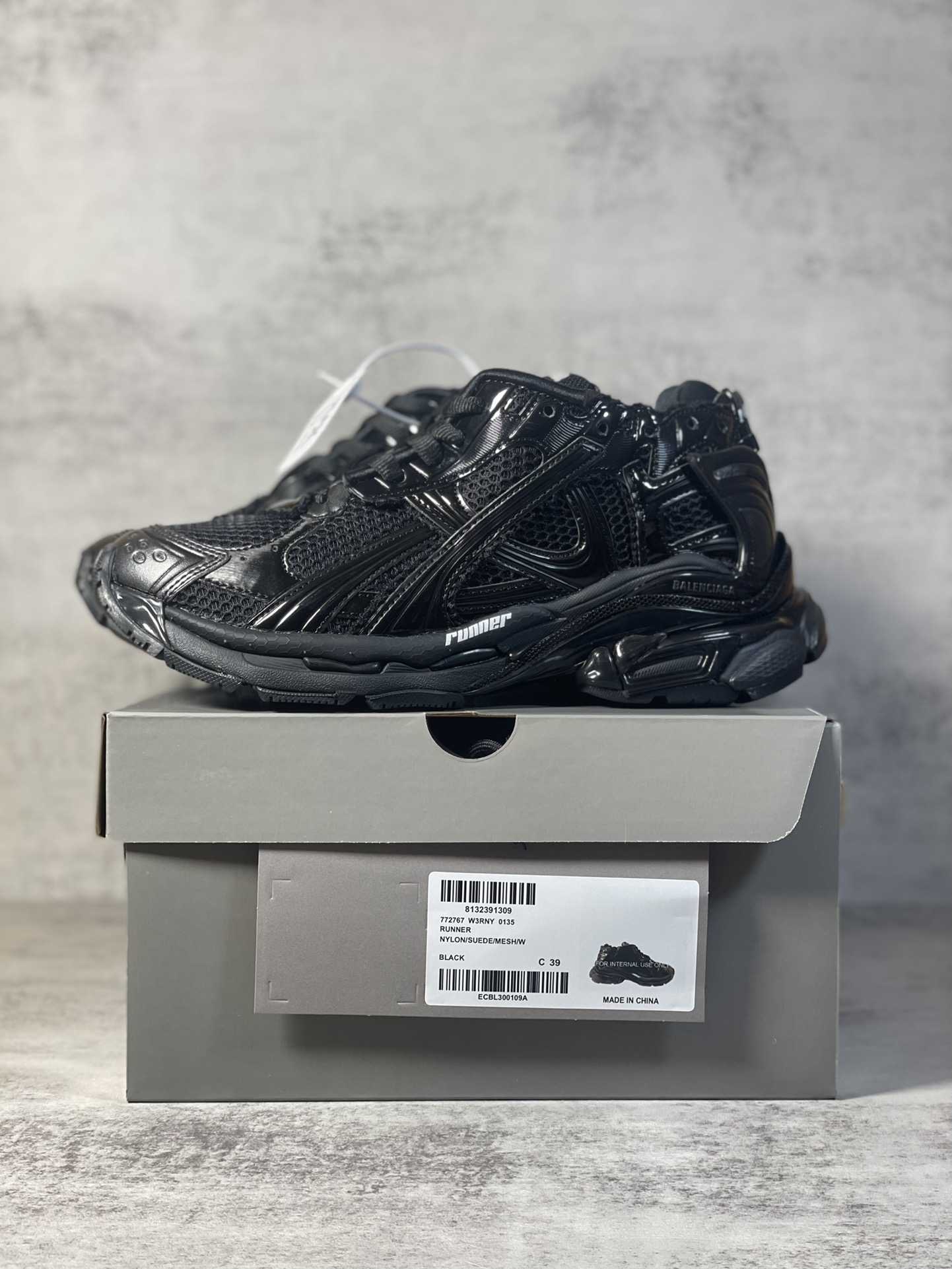 Balenciaga Runner Sneaker In Black - EUR FASHION