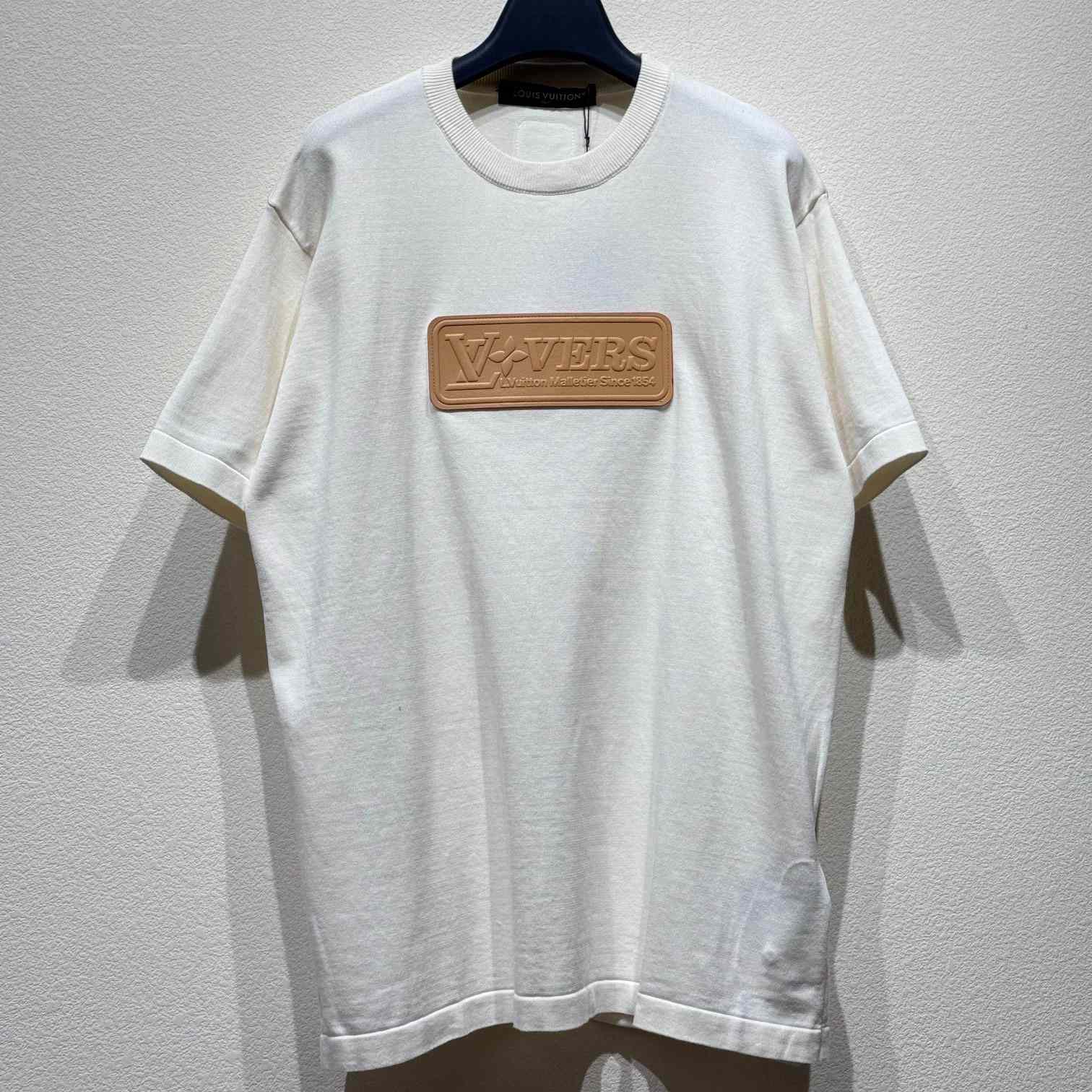 Louis Vuitton VVN Patch Short-Sleeved Cotton Crewneck   1AHCWG - EUR FASHION