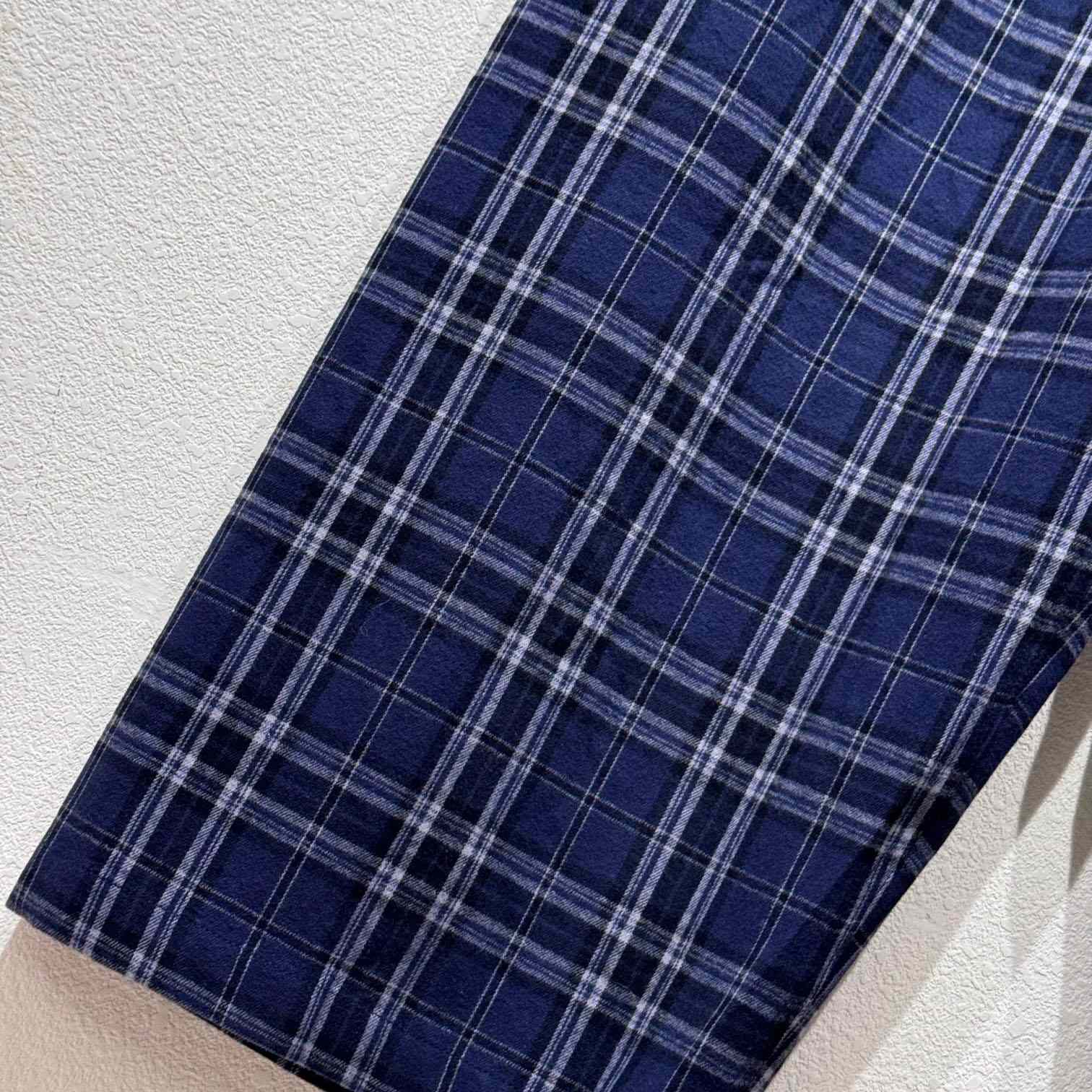 Balenciaga Plaid Casual Pants - EUR FASHION