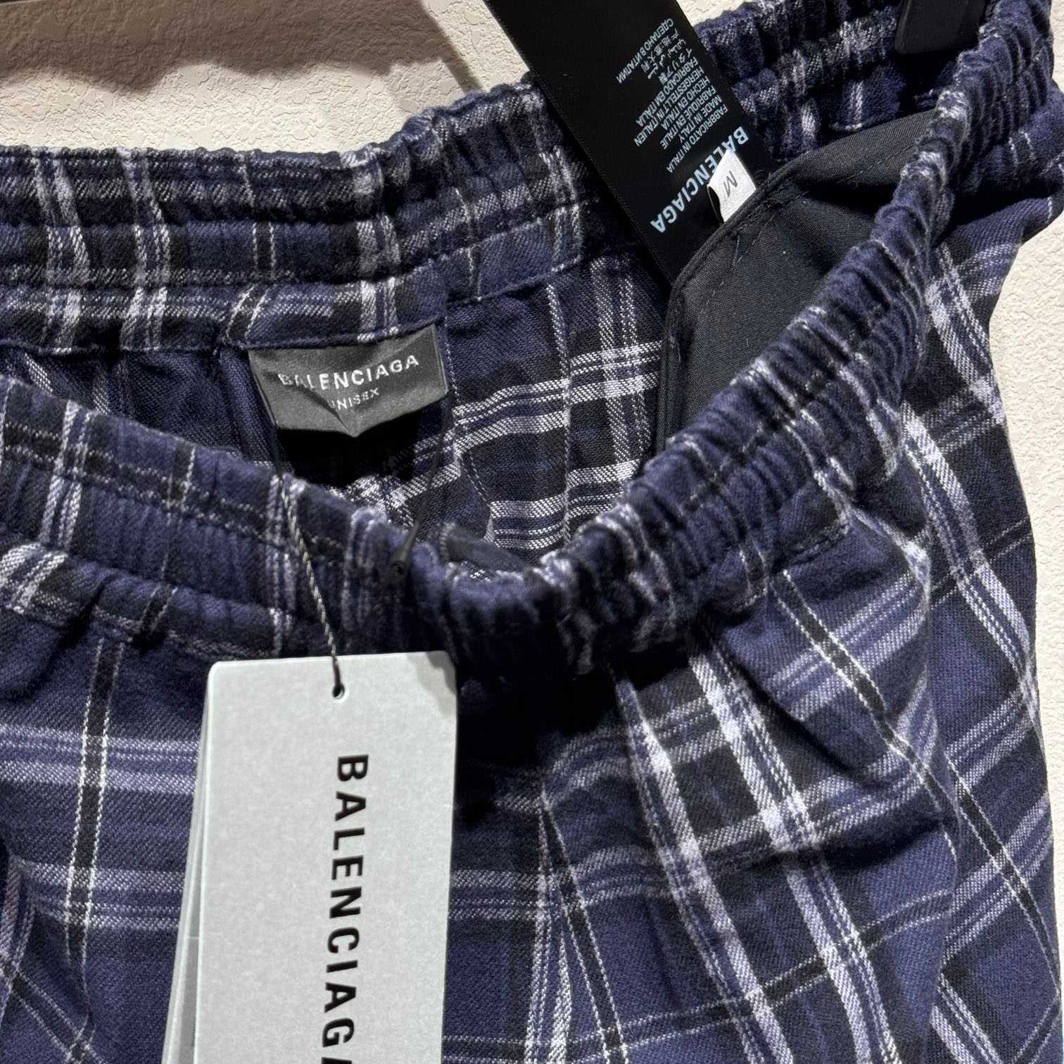 Balenciaga Plaid Casual Pants - EUR FASHION