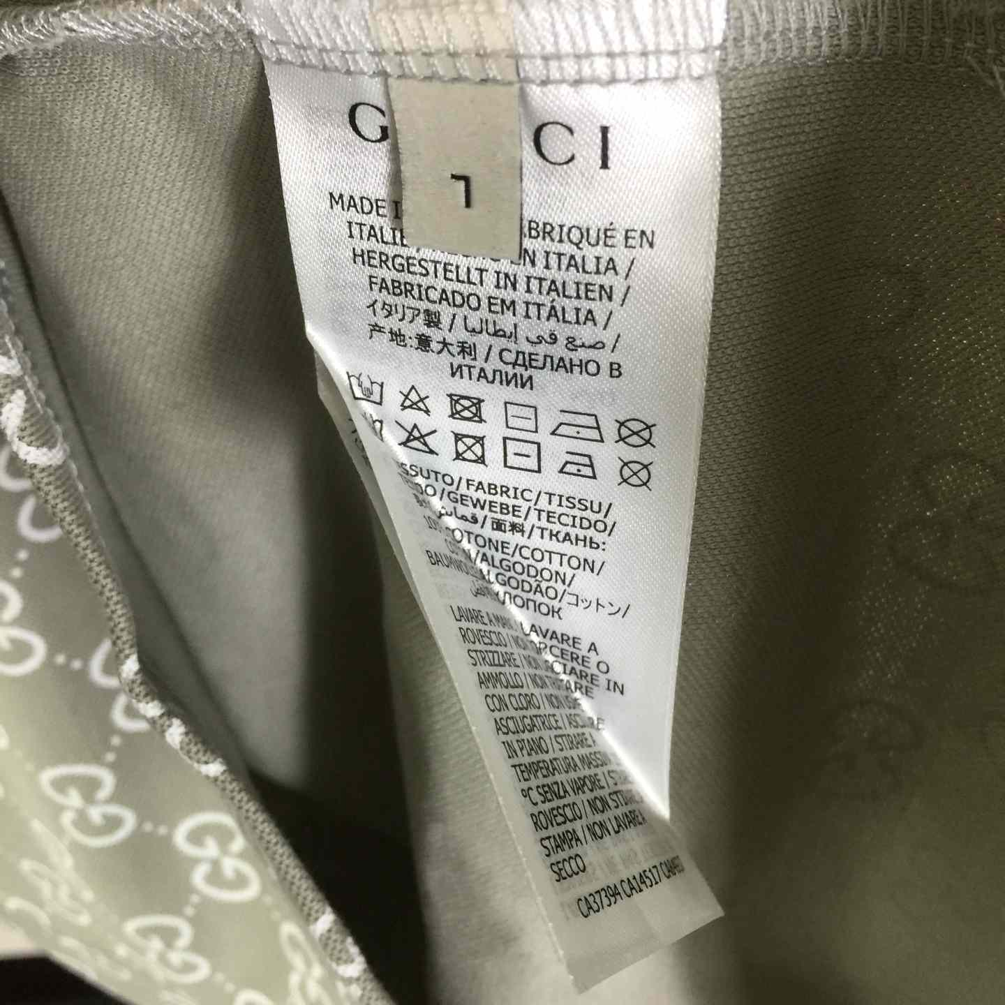 Gucci GG Cotton Lamé Jacquard Polo Shirt - EUR FASHION