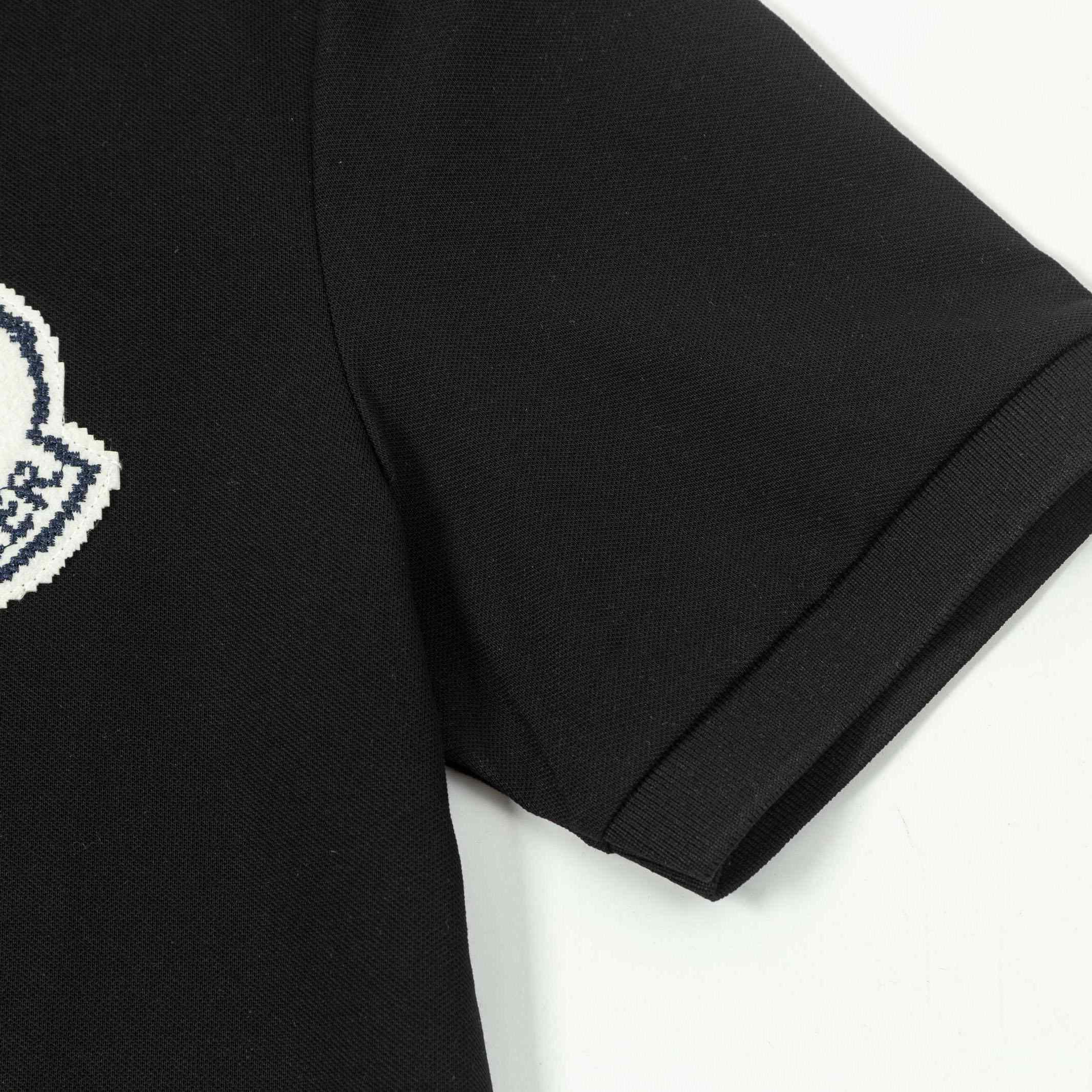 Moncler Logo Cotton Polo Shirts - EUR FASHION