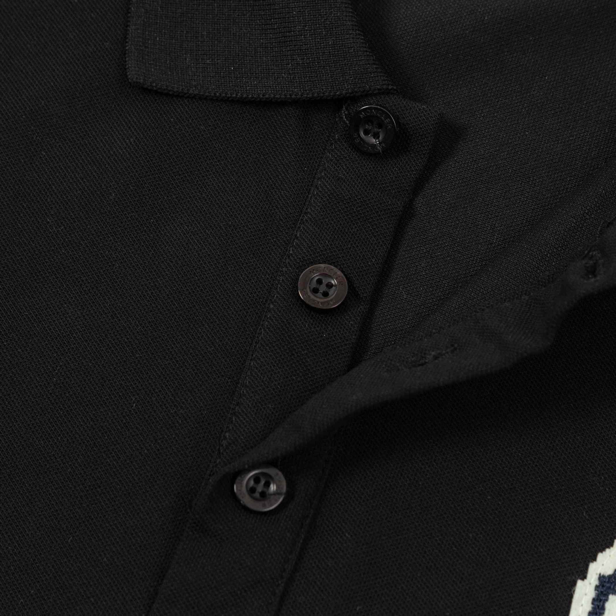 Moncler Logo Cotton Polo Shirts - EUR FASHION