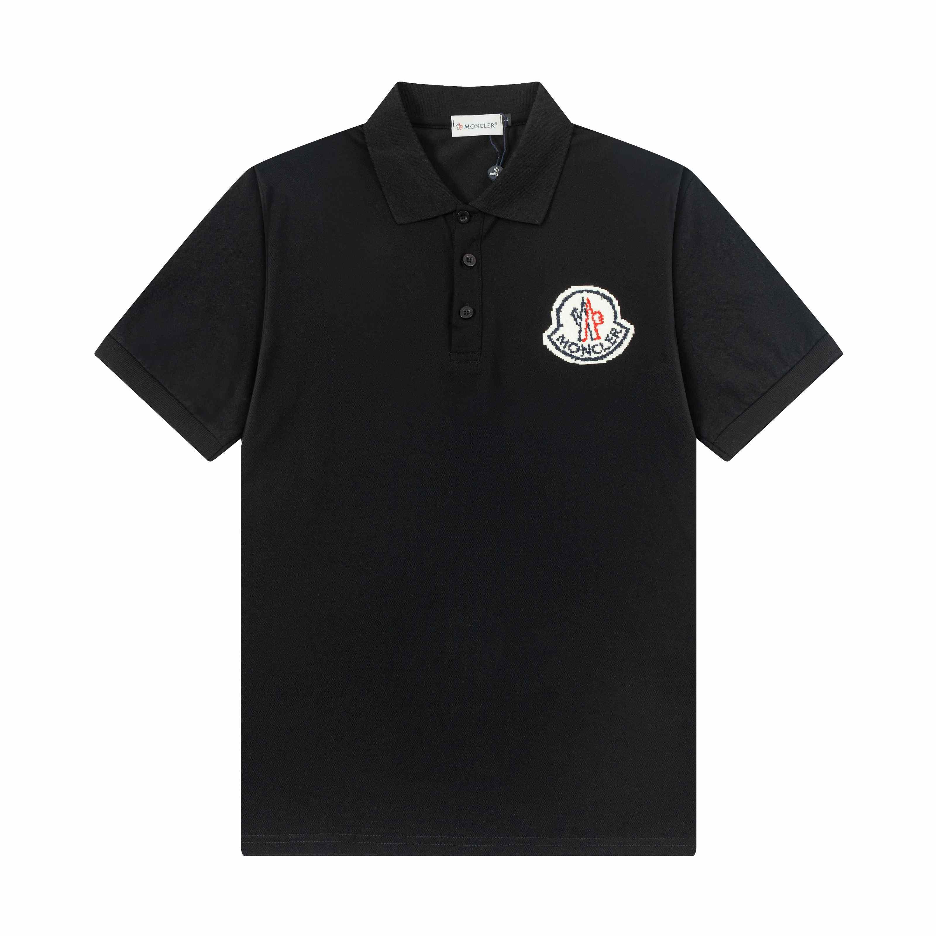 Moncler Logo Cotton Polo Shirts - EUR FASHION