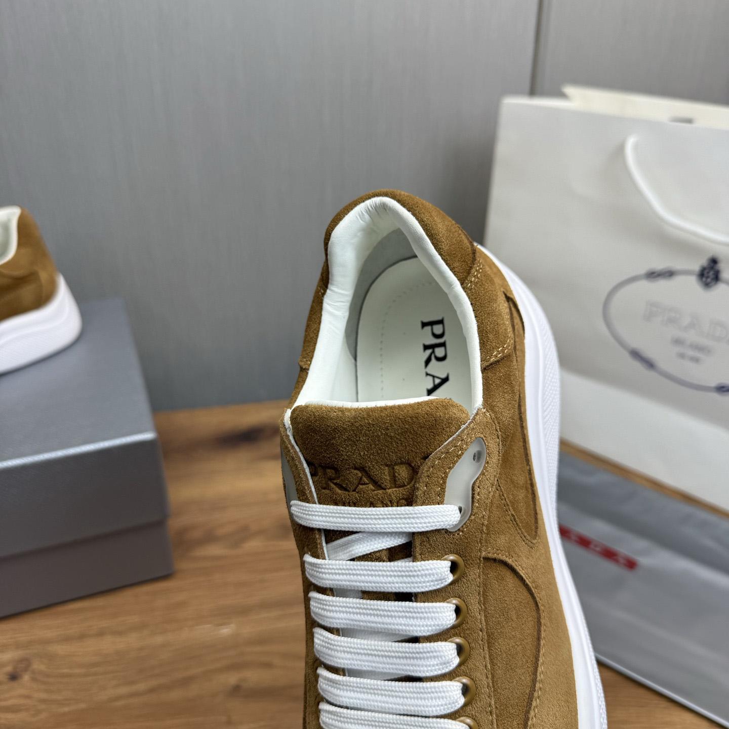 Prada America's Cup Suede Sneakers - EUR FASHION