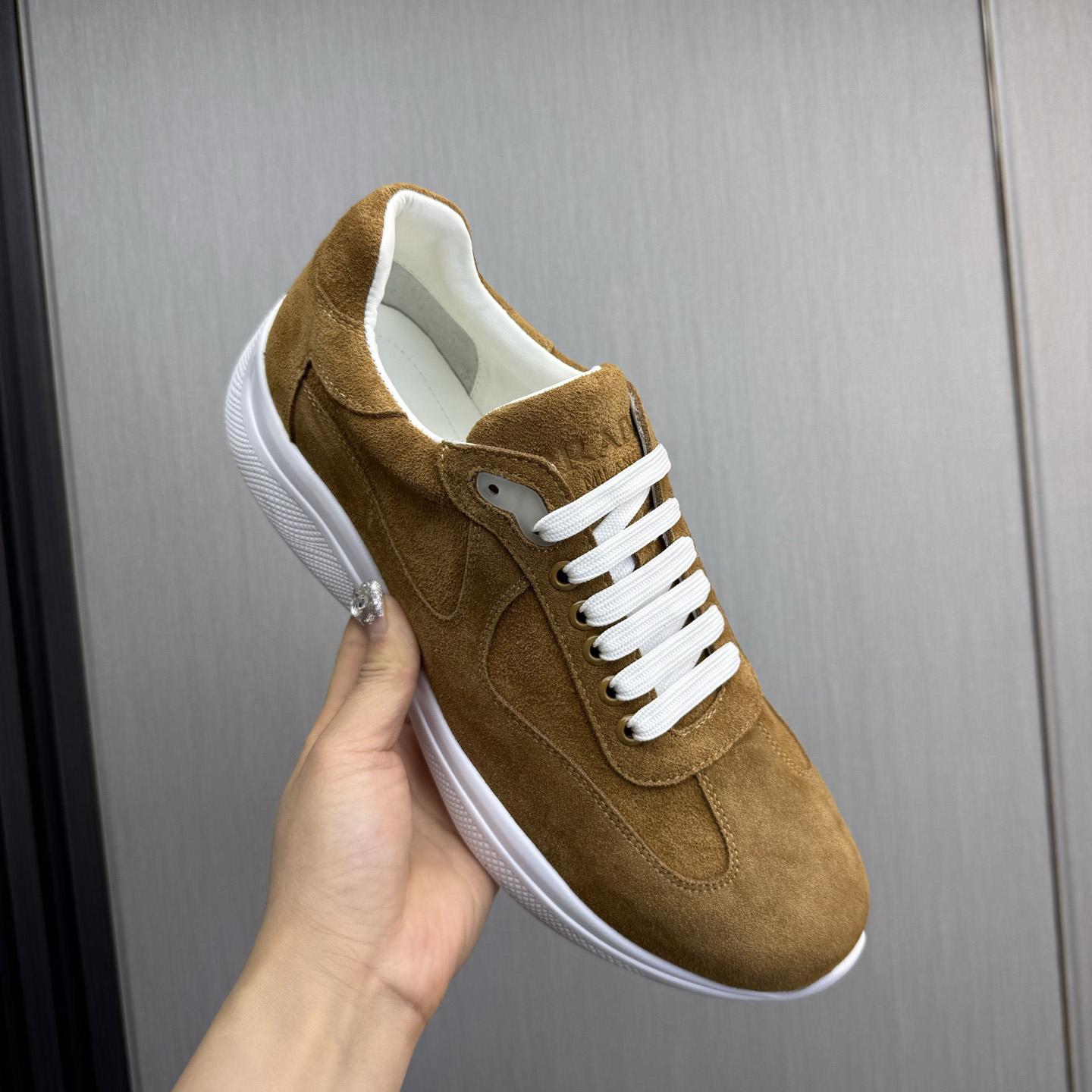 Prada America's Cup Suede Sneakers - EUR FASHION