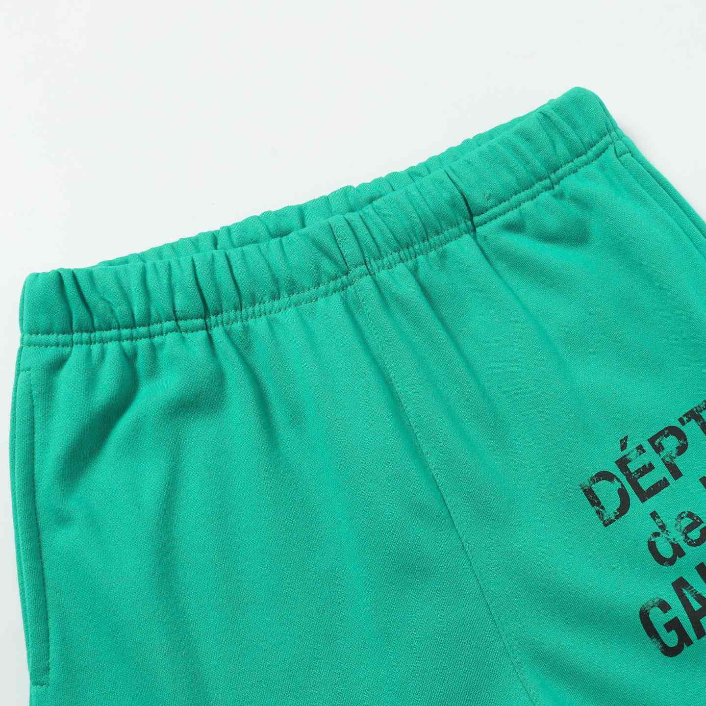 Gallery Dept. Flared Denim-Panelled Logo-Print Cotton-Jersey Sweatpants - EUR FASHION