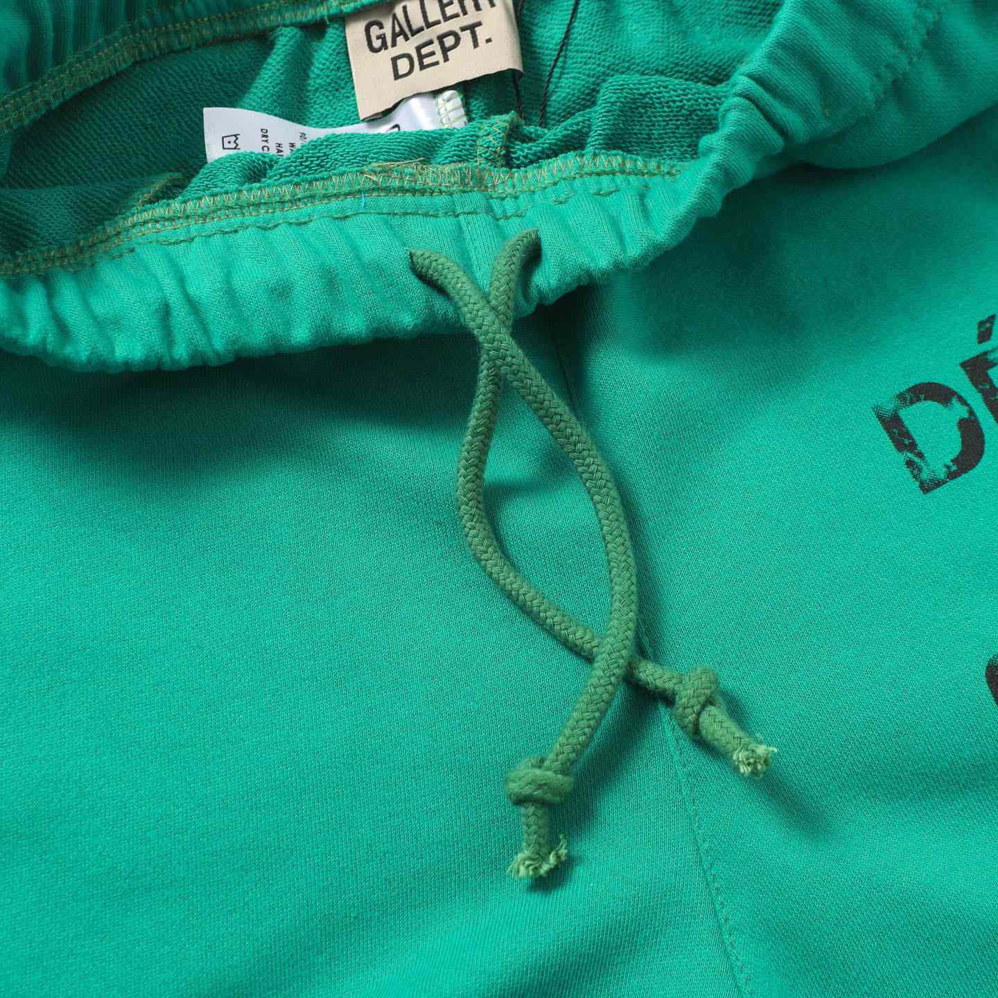 Gallery Dept. Flared Denim-Panelled Logo-Print Cotton-Jersey Sweatpants - EUR FASHION