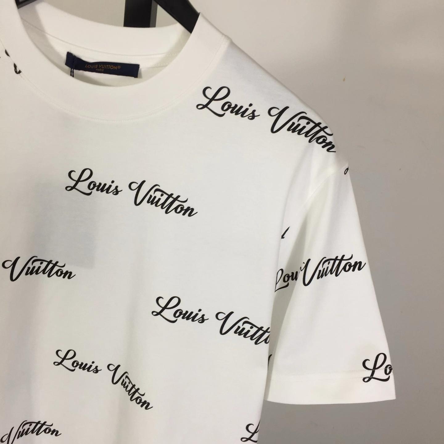 Louis Vuitton Logo Cotton T-Shirt - EUR FASHION