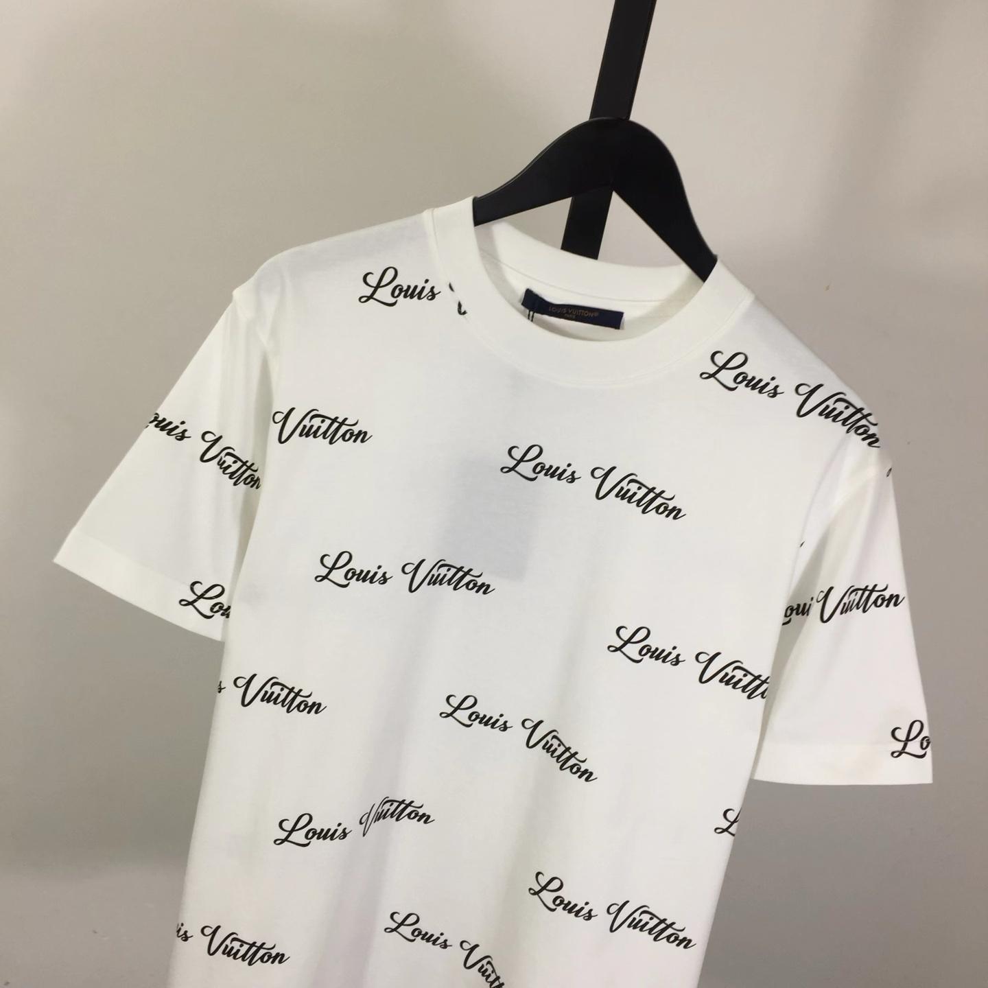 Louis Vuitton Logo Cotton T-Shirt - EUR FASHION