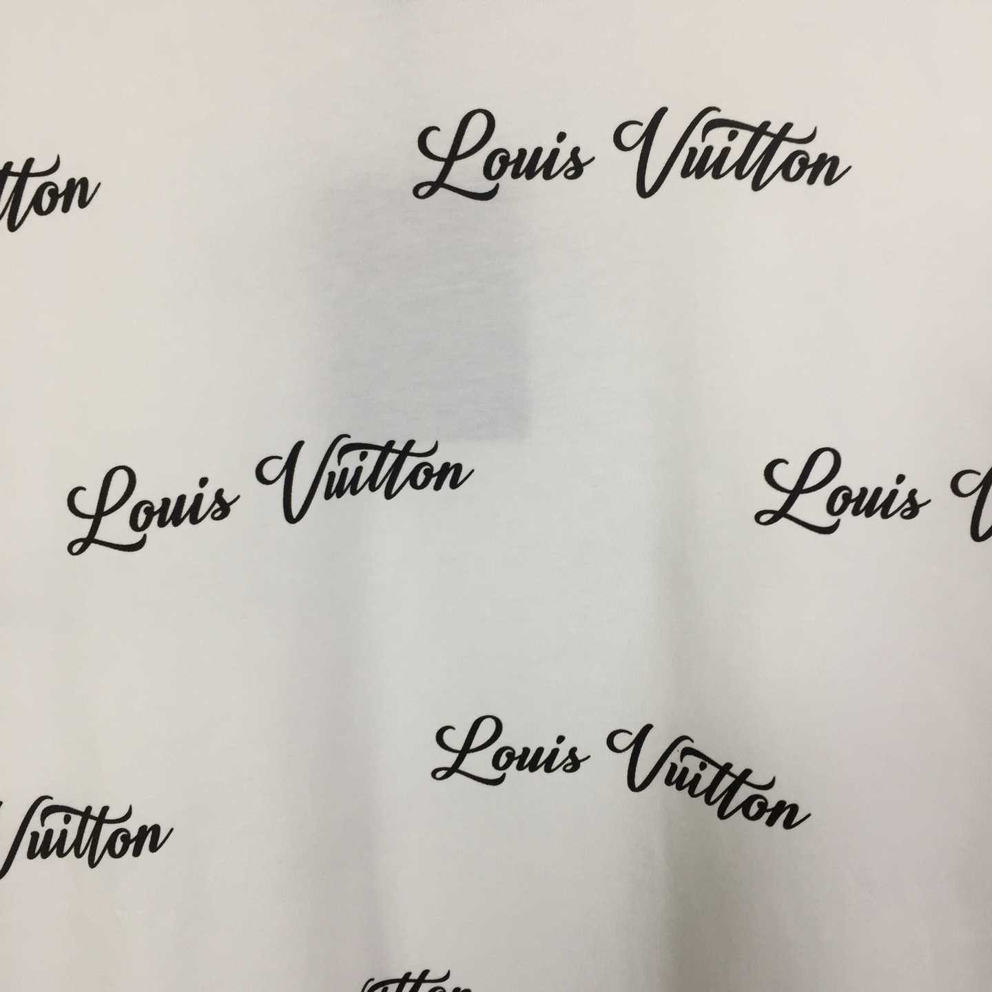 Louis Vuitton Logo Cotton T-Shirt - EUR FASHION