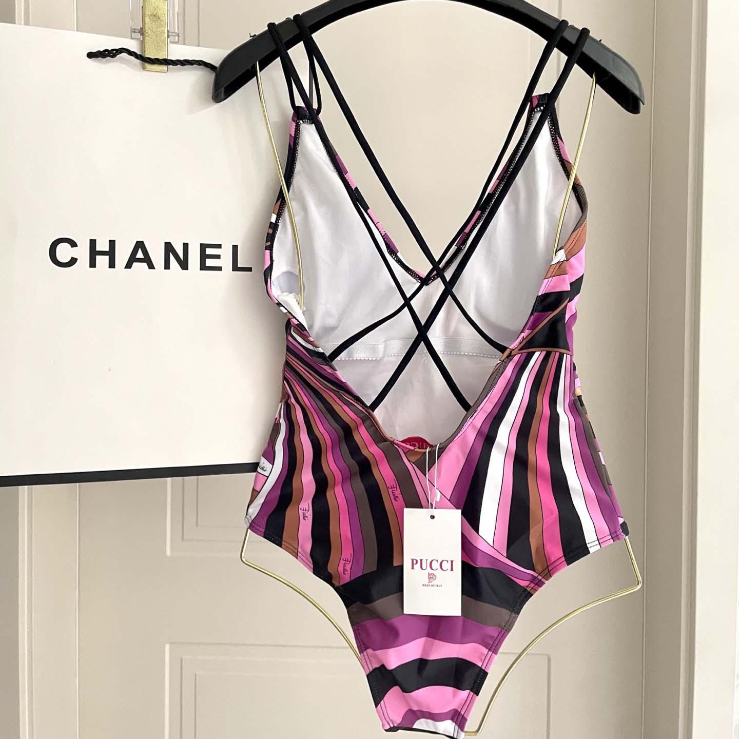 Pucci Iride-Print Swimsuit  - EUR FASHION
