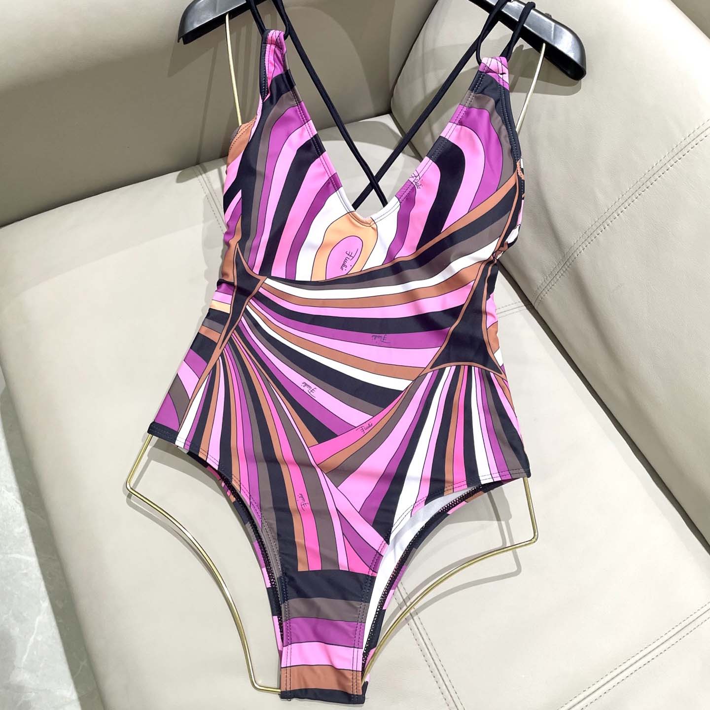 Pucci Iride-Print Swimsuit  - EUR FASHION