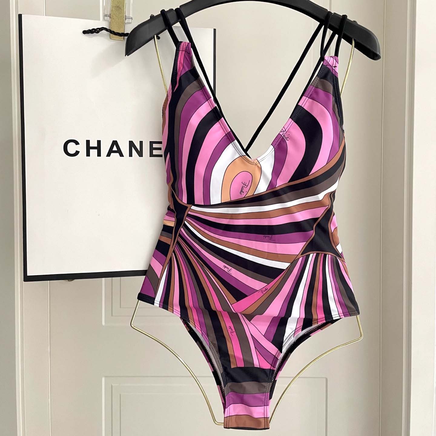 Pucci Iride-Print Swimsuit  - EUR FASHION