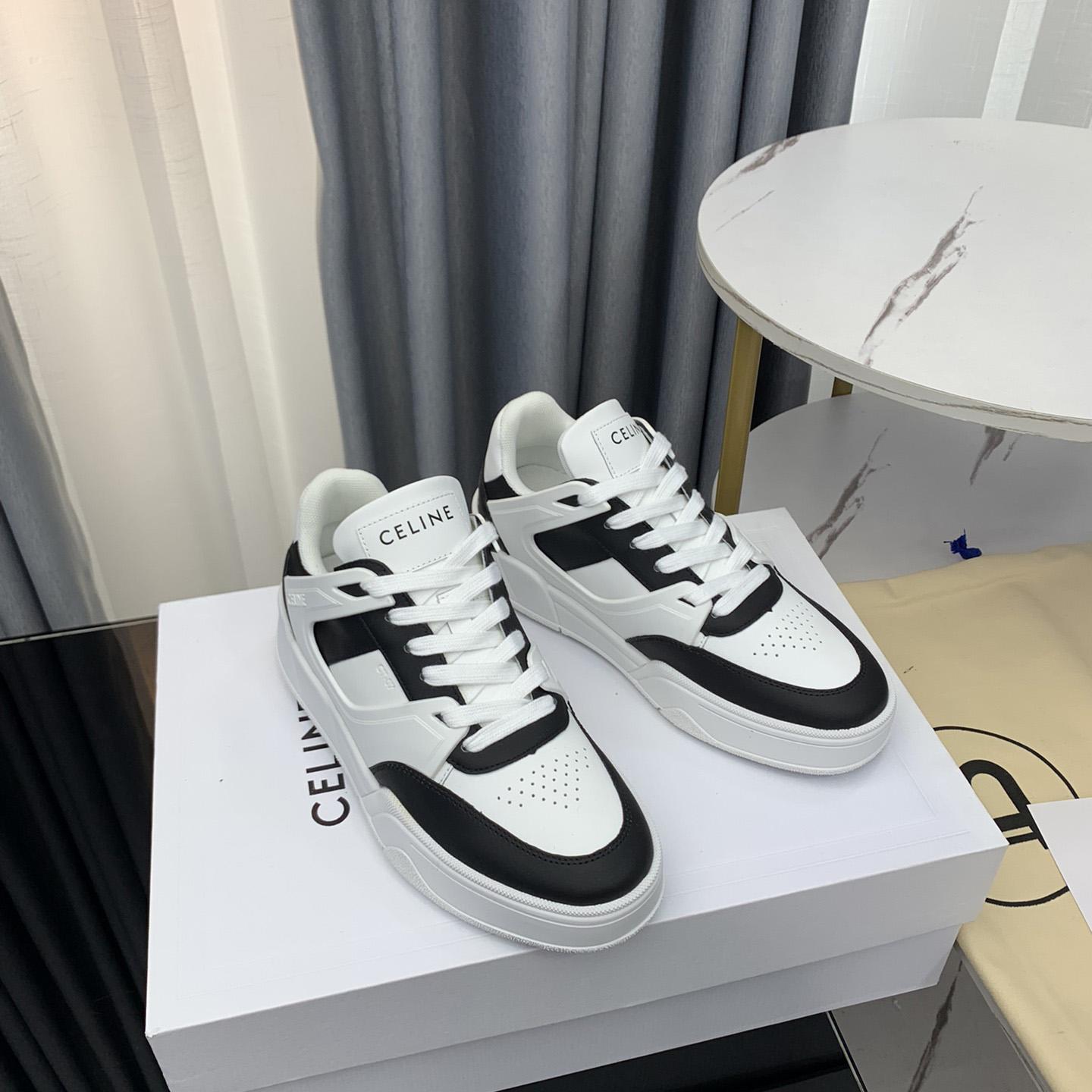 Celine Trainer CT-07 Low Lace-up Sneaker In Calfskin - EUR FASHION