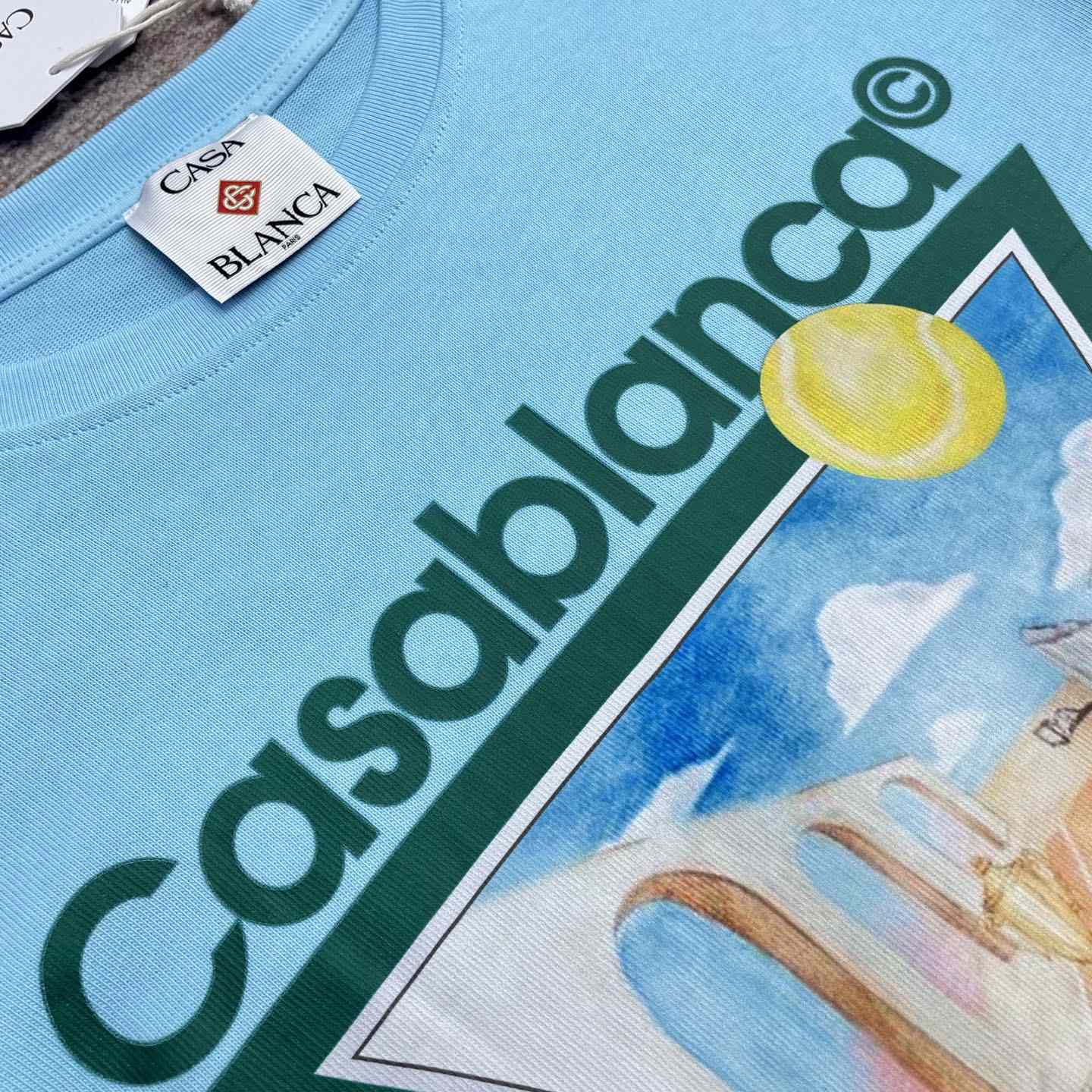 Casablanca Metaphysical Tennis Icon T-shirt  C954 - EUR FASHION