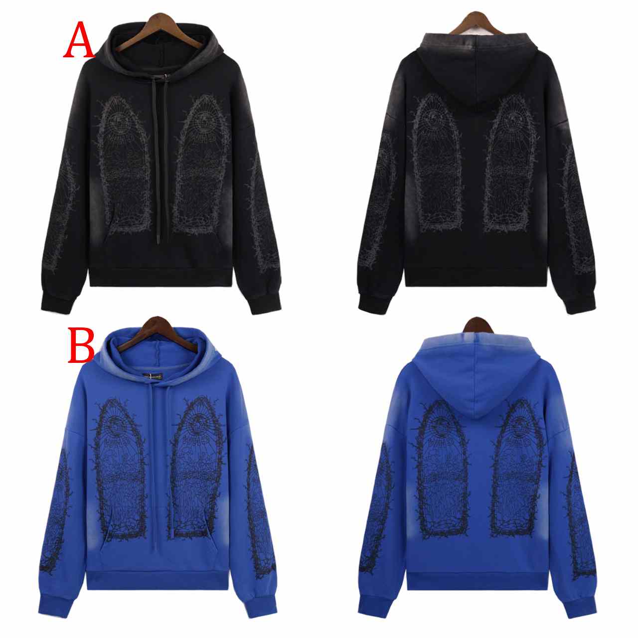 Who Decides War Thorned Hoodie - EUR FASHION
