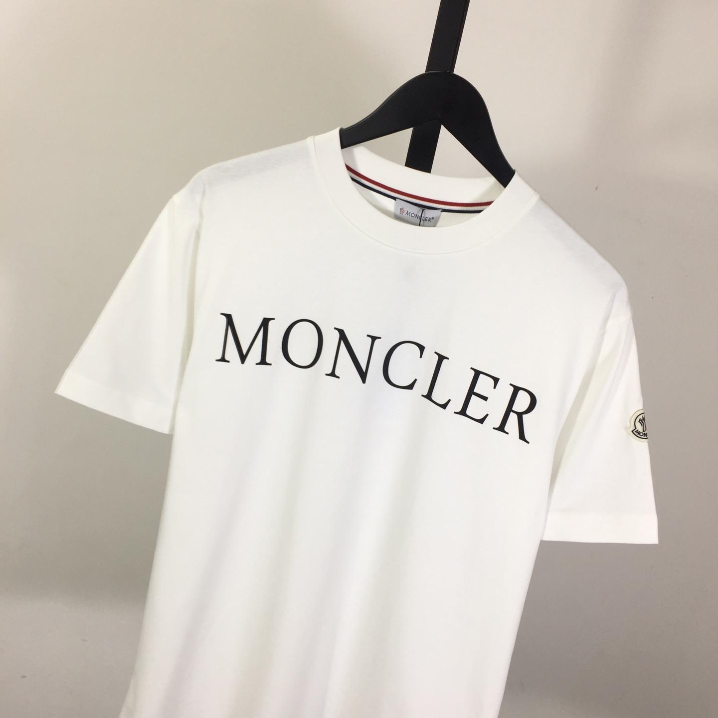 Moncler Logo Cotton T-shirt - EUR FASHION